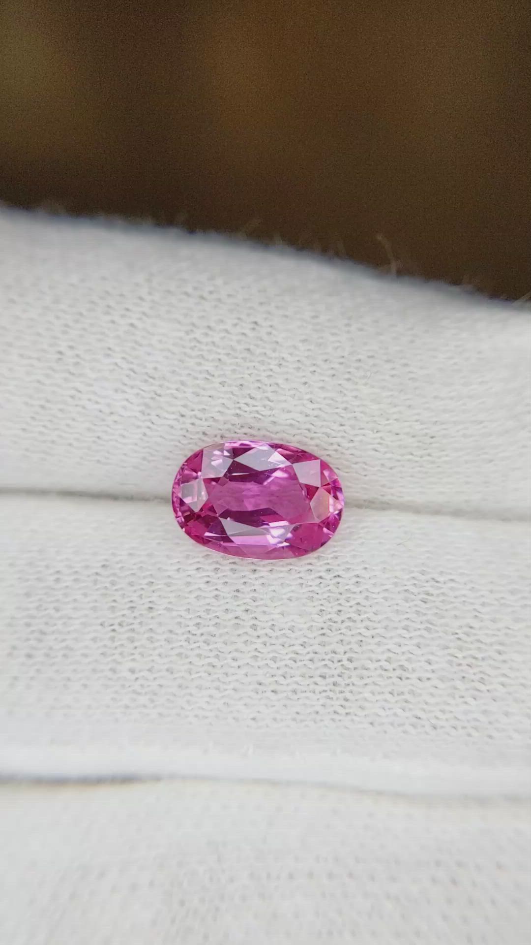 2.47 Ct. Pink Sapphire from Ceylon (Sri Lanka) Size Video