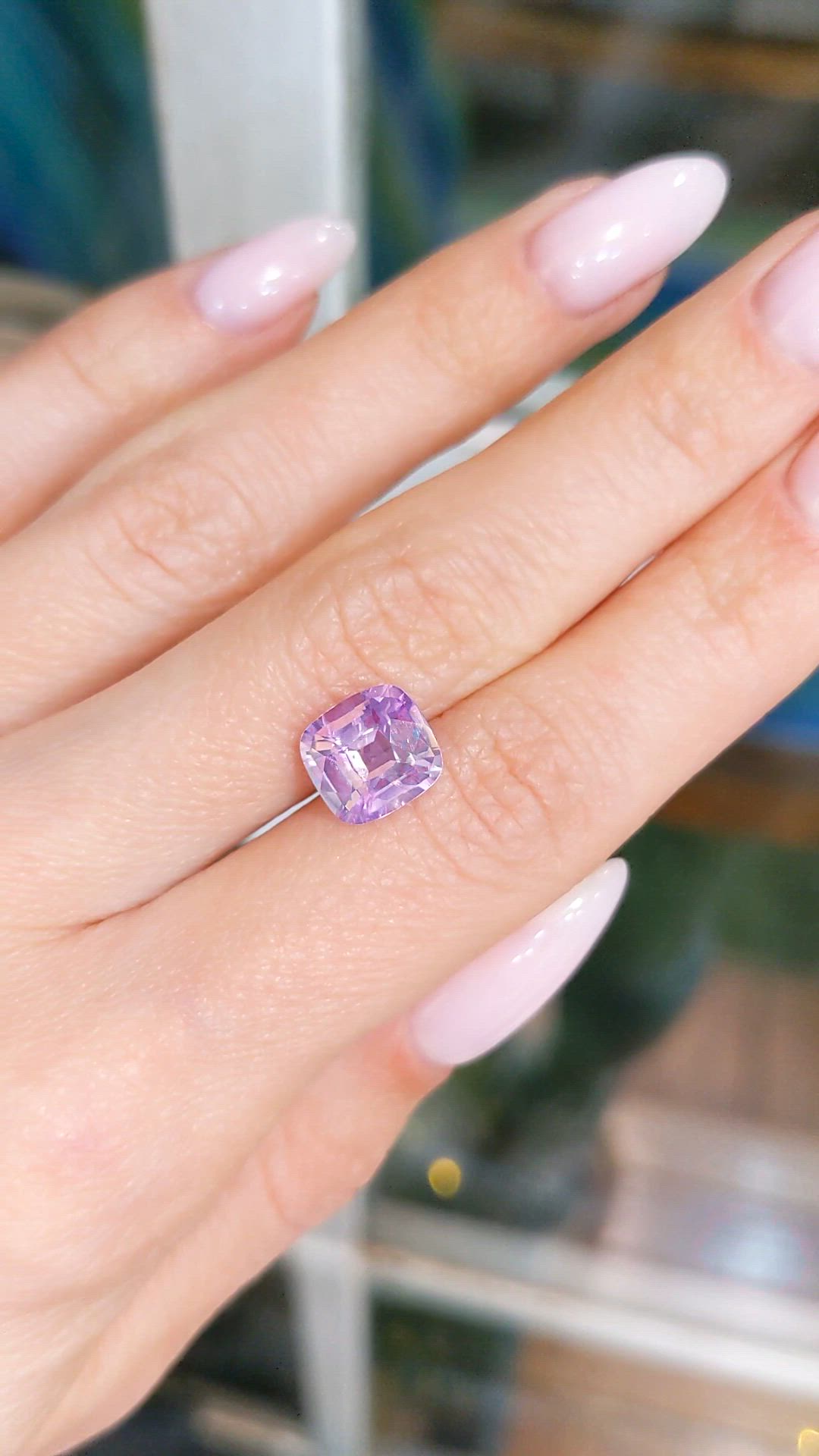 3.58 Ct. Pink Sapphire from Ceylon (Sri Lanka) Size Video