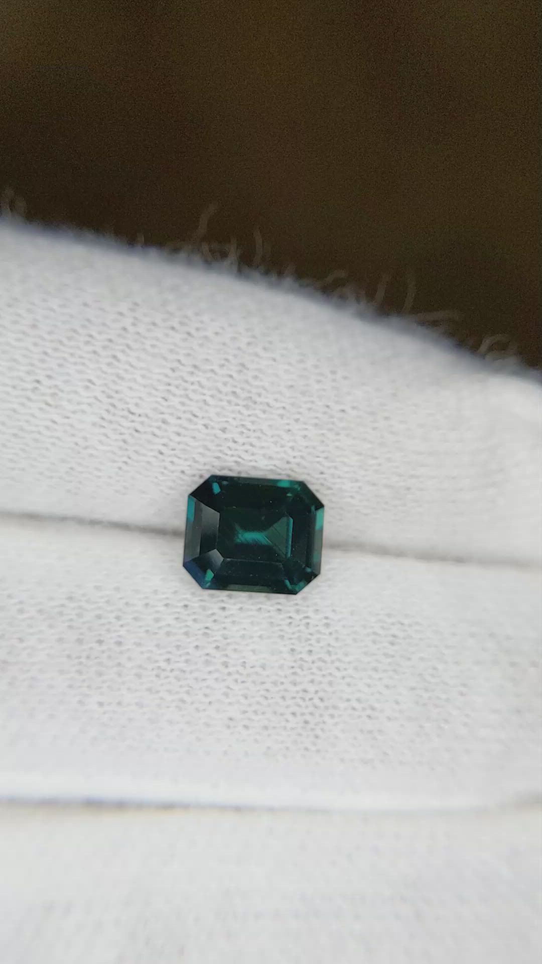 2.08 Ct. Greenish Blue Sapphire from Ceylon (Sri Lanka) Size Video