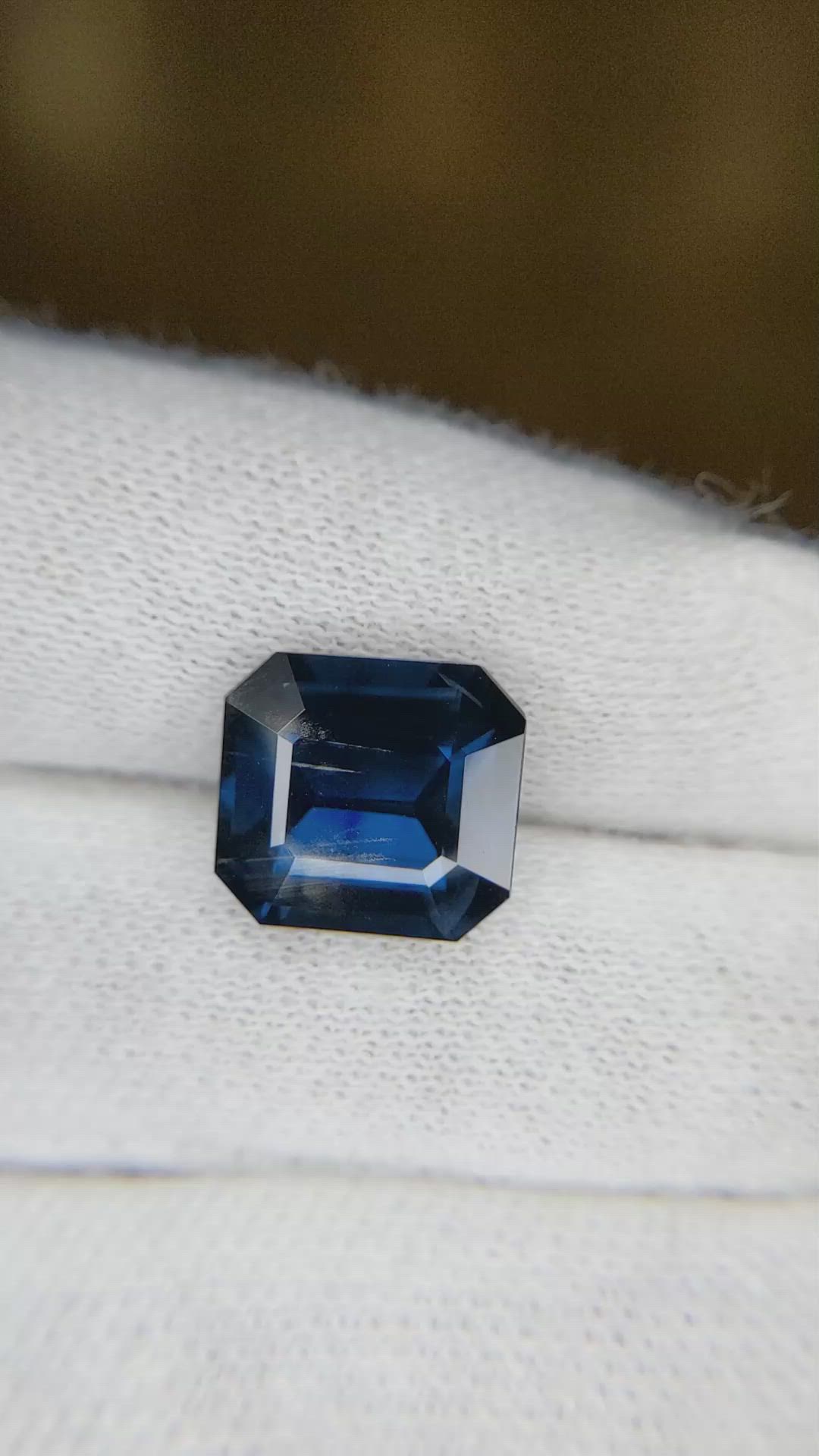 5.82 Ct. Blue Sapphire from Thailand Size Video