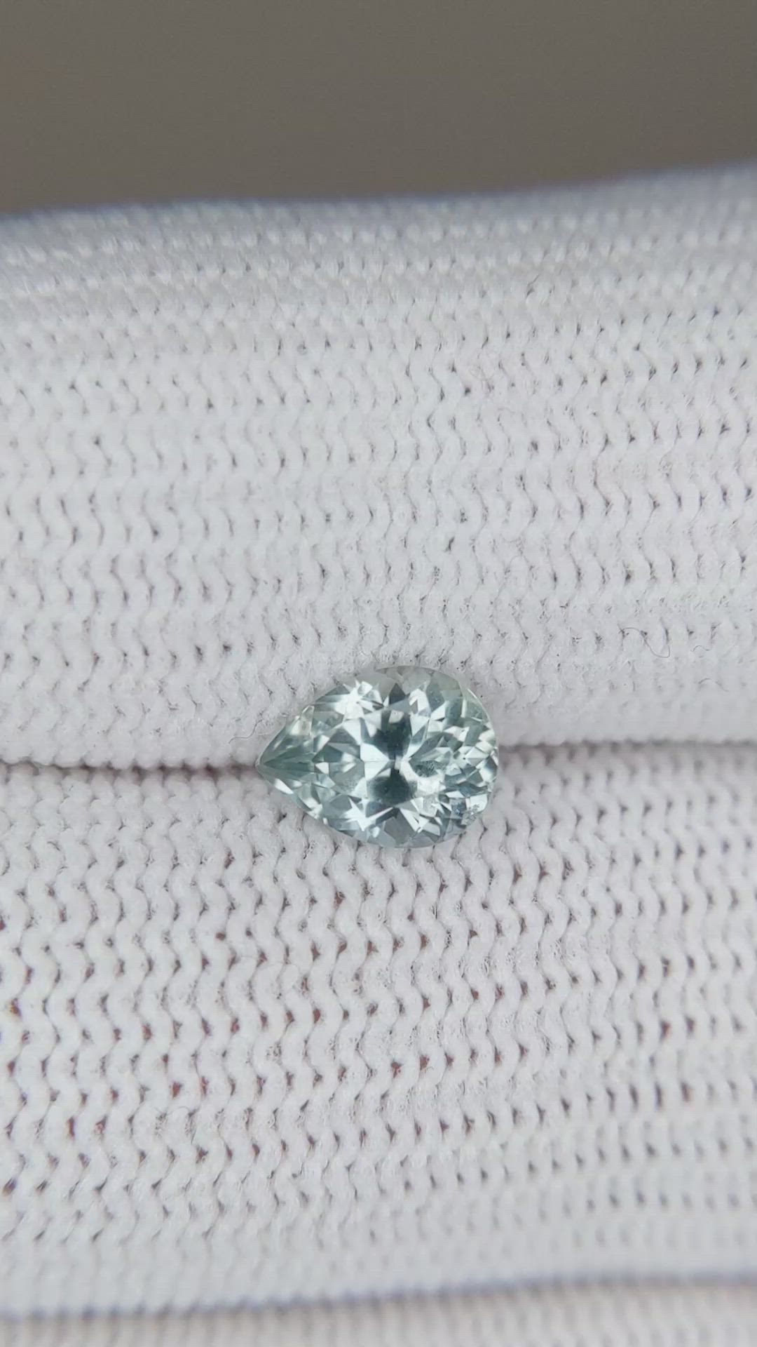 1.00 Ct. Bluish Green Sapphire from Montana Size Video