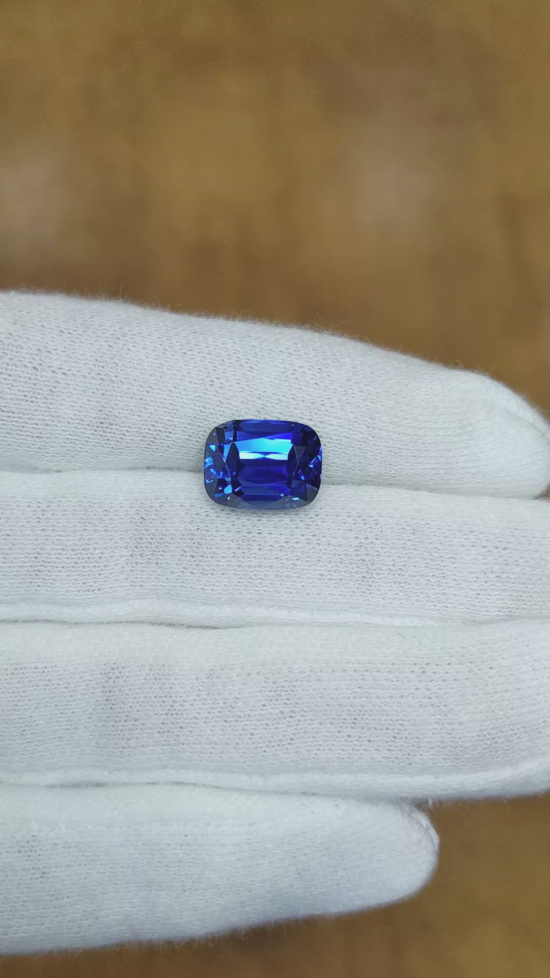 7.27 Ct. Blue Sapphire from Madagascar Size Video