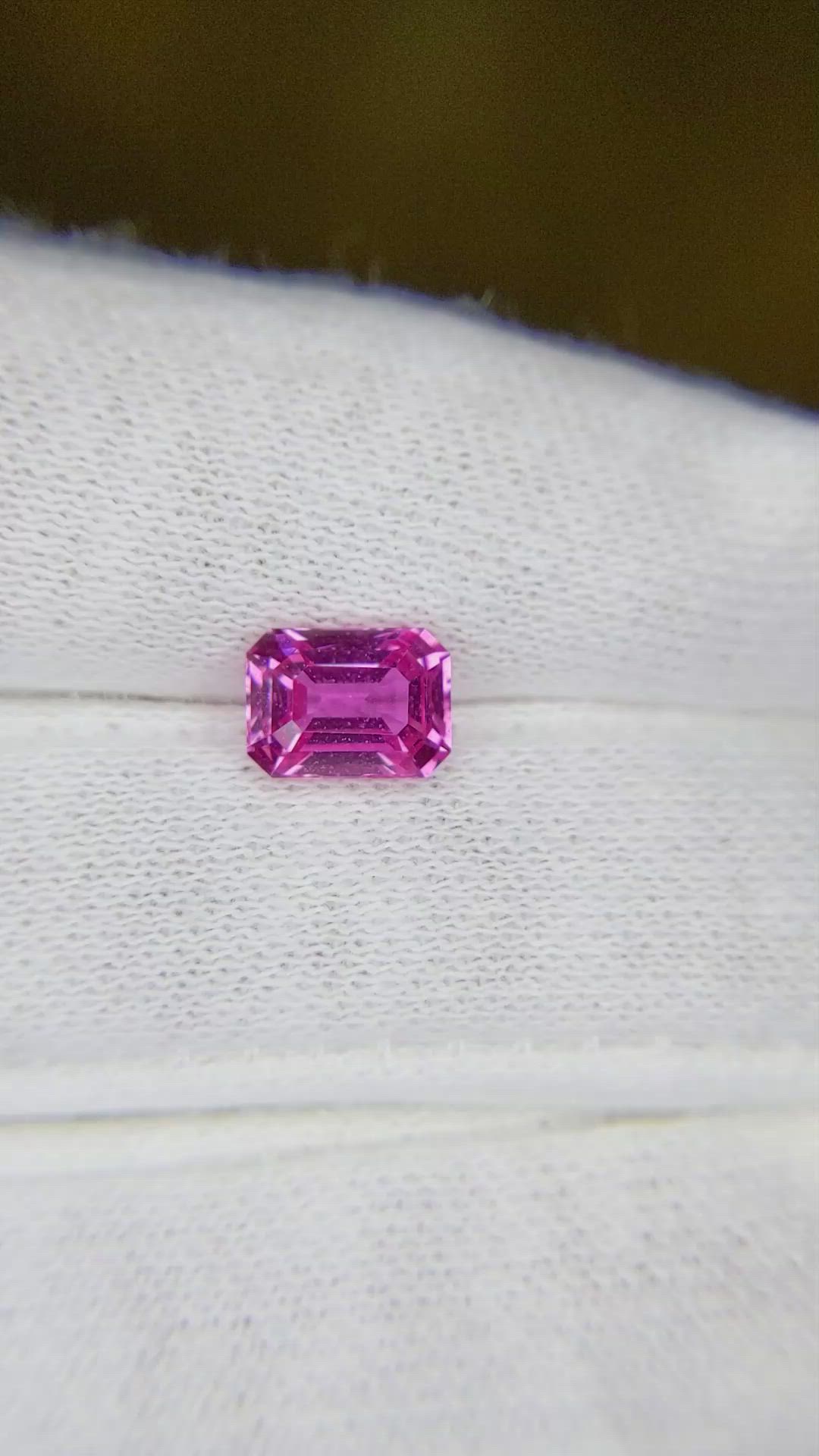 1.63 Ct. Pink Sapphire from Ceylon (Sri Lanka) Size Video