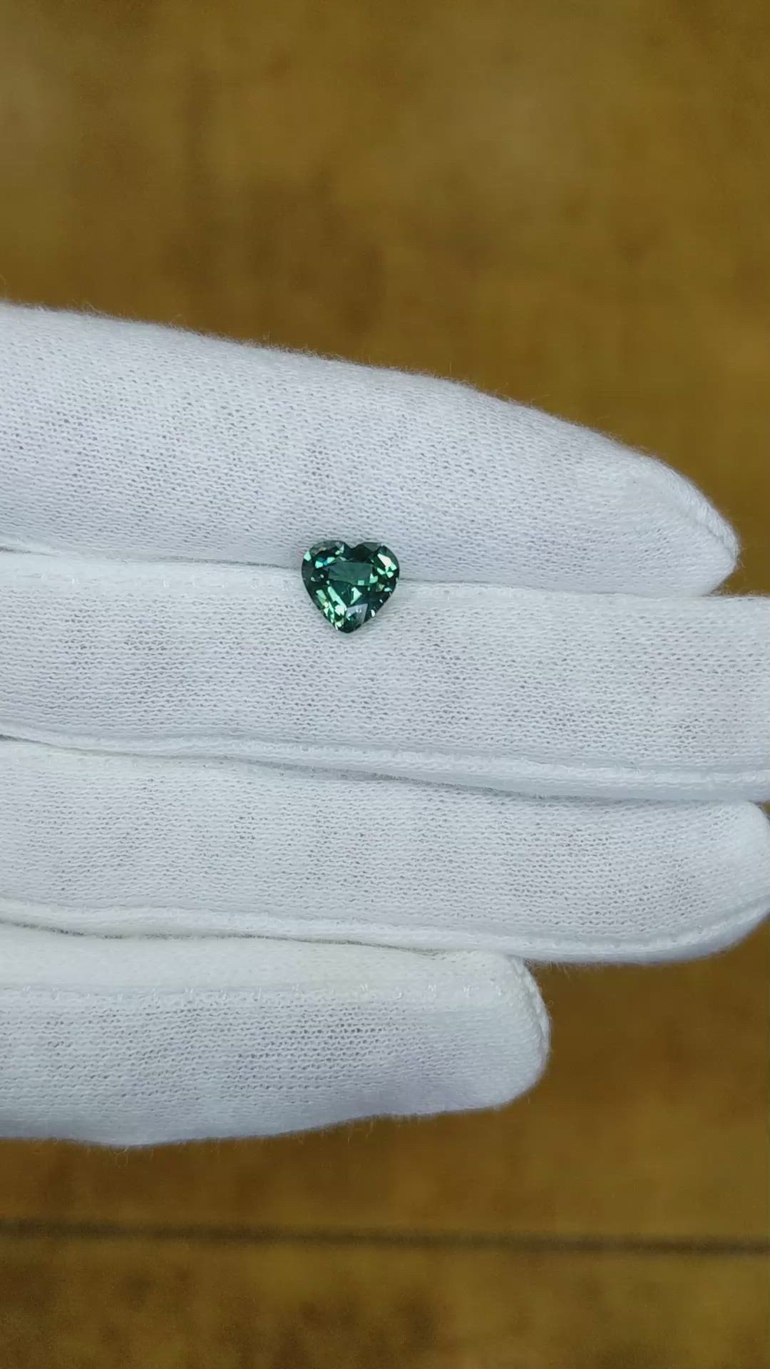 1.74 Ct. Greenish Blue Sapphire from Ceylon (Sri Lanka) Size Video