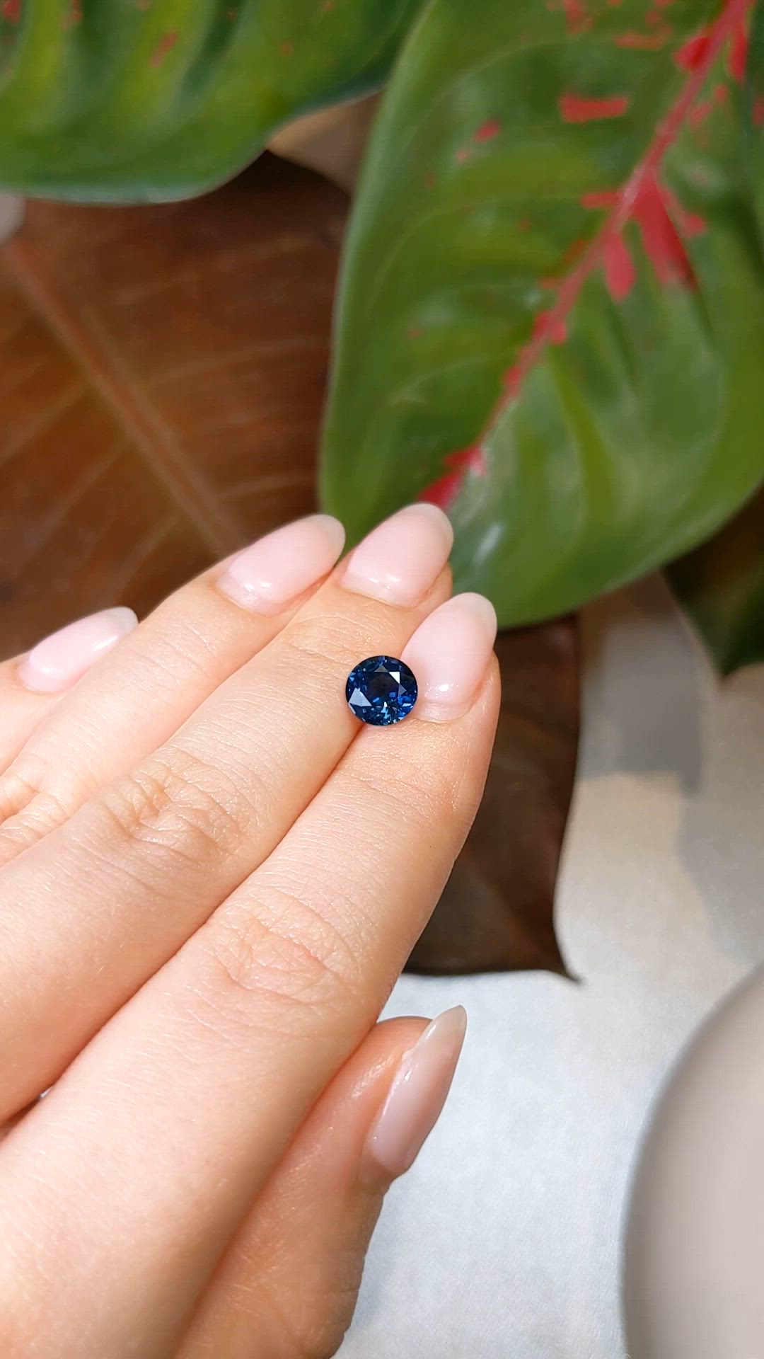 2.05 Ct. Blue Sapphire from Madagascar Size Video
