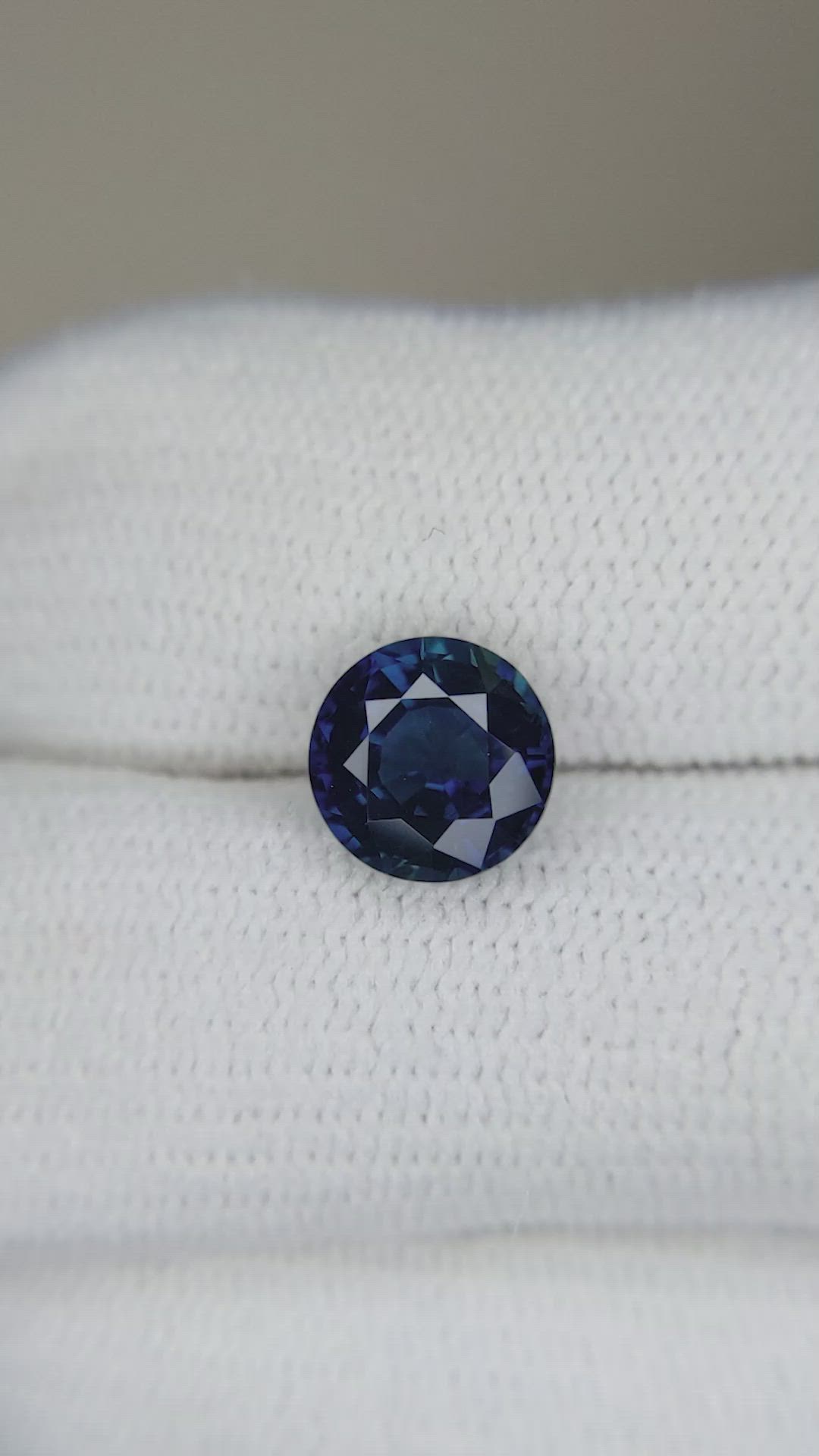 2.05 Ct. Blue Sapphire from Madagascar Size Video