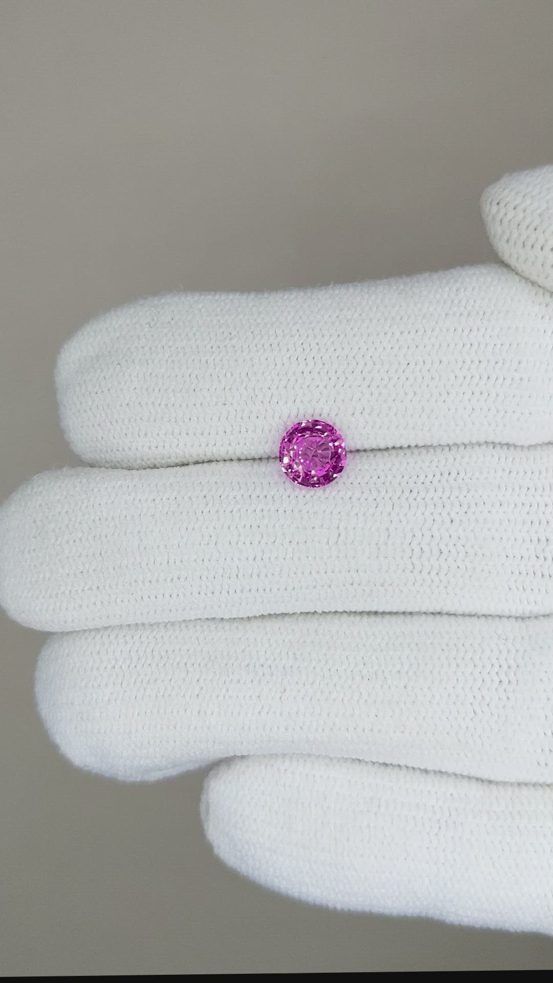 0.87 Ct. Pink Sapphire from Ceylon (Sri Lanka) Size Video