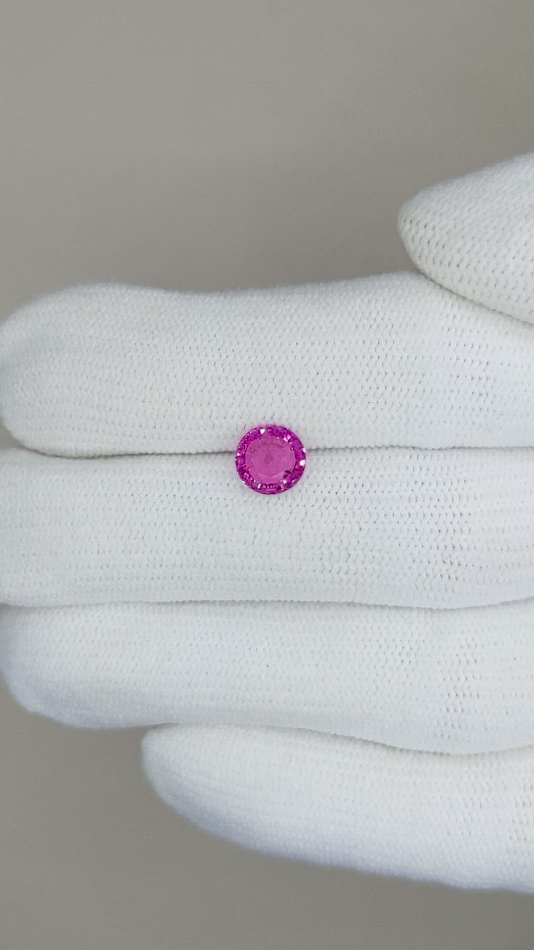 1.19 Ct. Pink Sapphire from Ceylon (Sri Lanka) Size Video