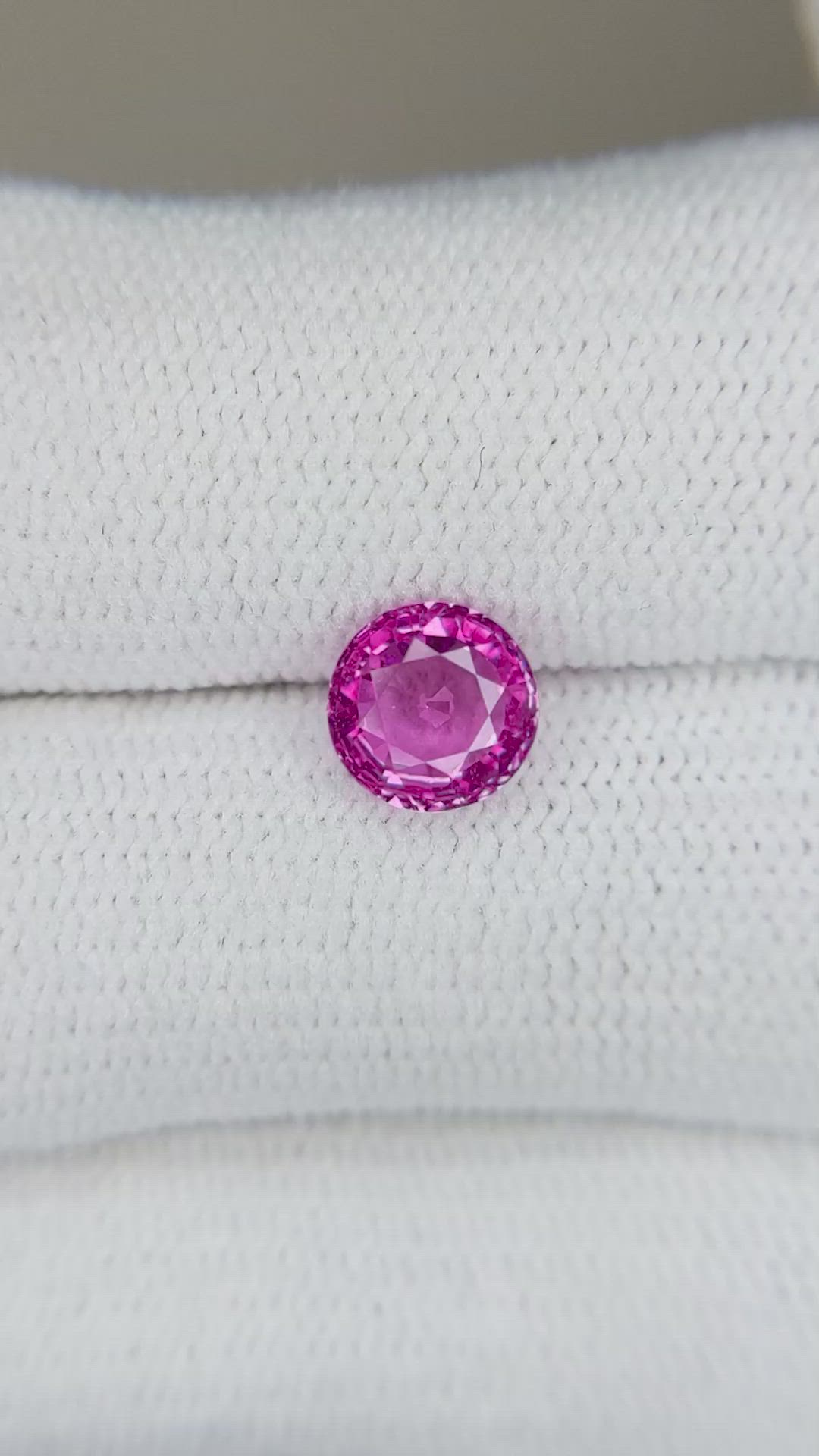 1.19 Ct. Pink Sapphire from Ceylon (Sri Lanka) Size Video