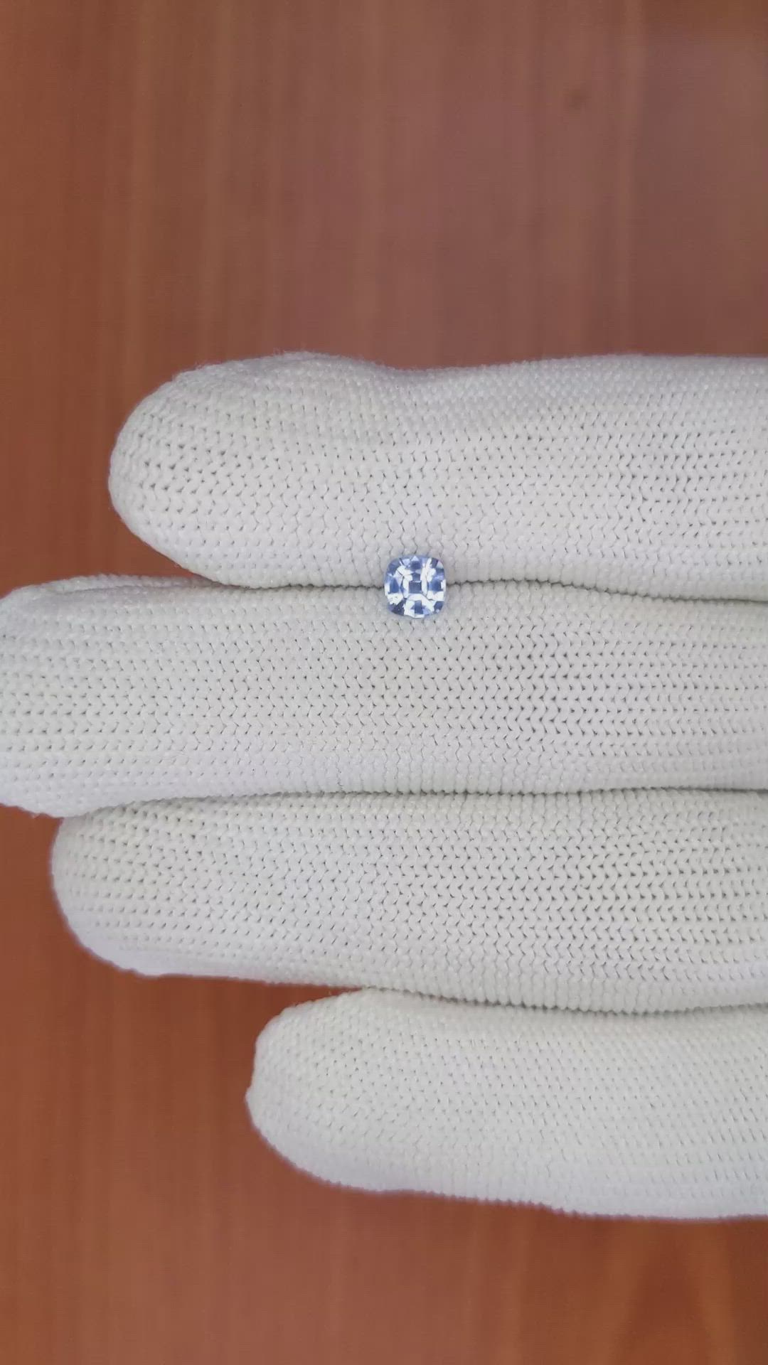 0.46 Ct. Blue Sapphire from Ceylon (Sri Lanka) Size Video