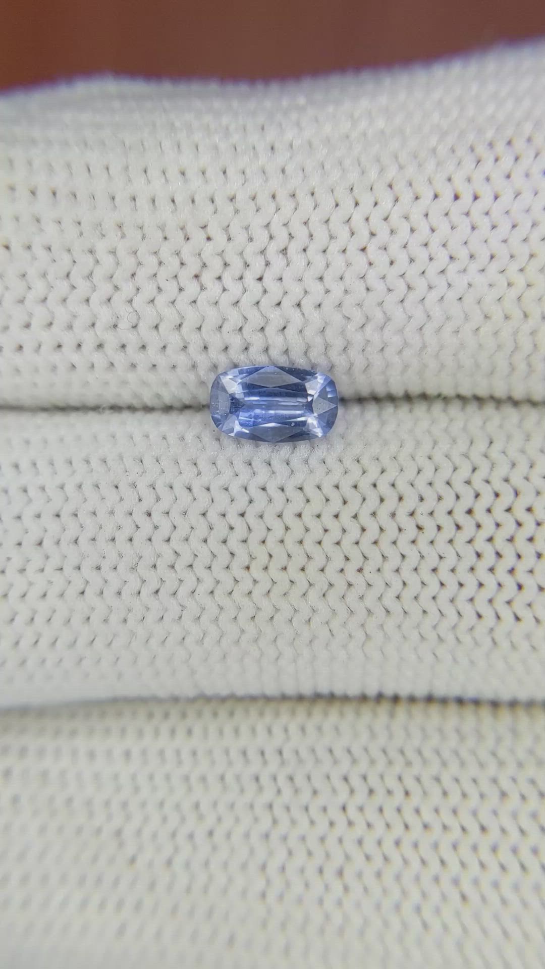 0.62 Ct. Blue Sapphire from Ceylon (Sri Lanka) Size Video