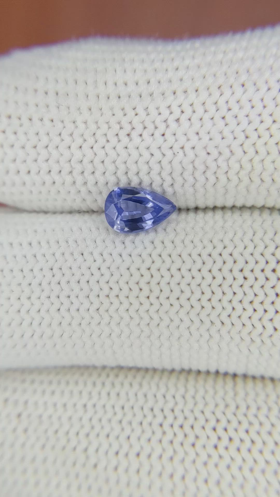 0.77 Ct. Blue Sapphire from Ceylon (Sri Lanka) Size Video