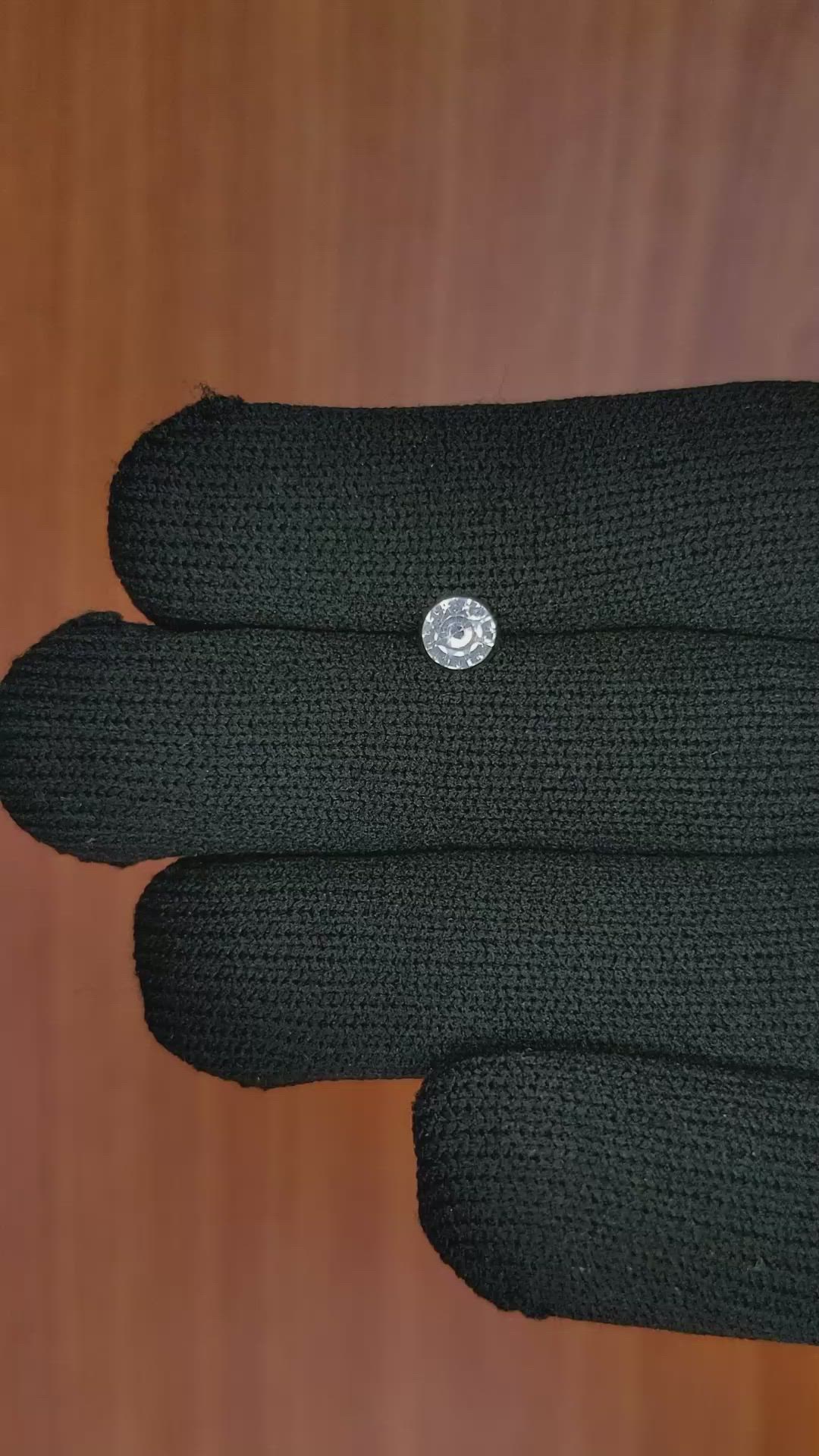 0.53 Ct. White Sapphire from Ceylon (Sri Lanka) Size Video