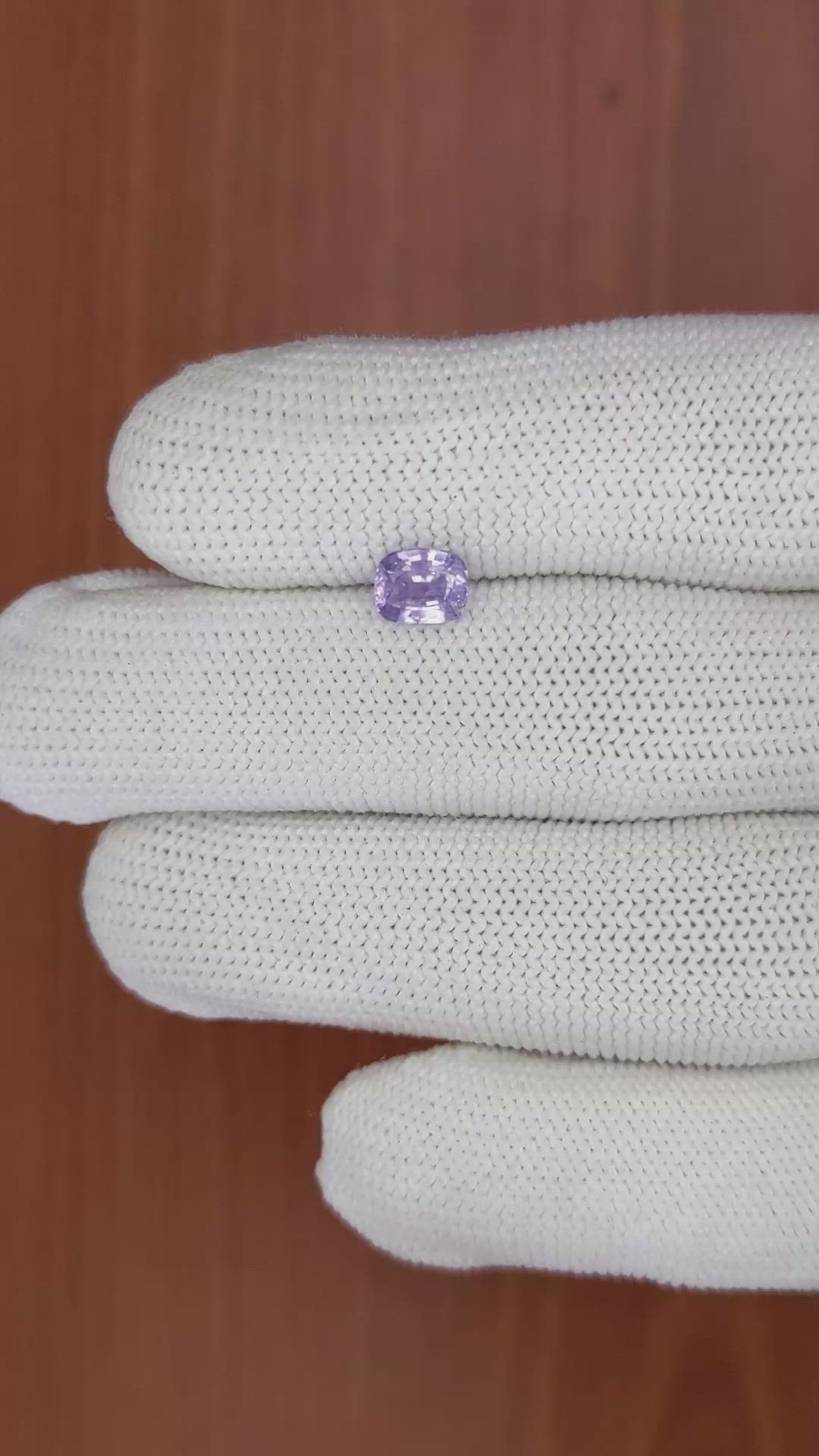 0.95 Ct. Purple Sapphire from Ceylon (Sri Lanka) Size Video