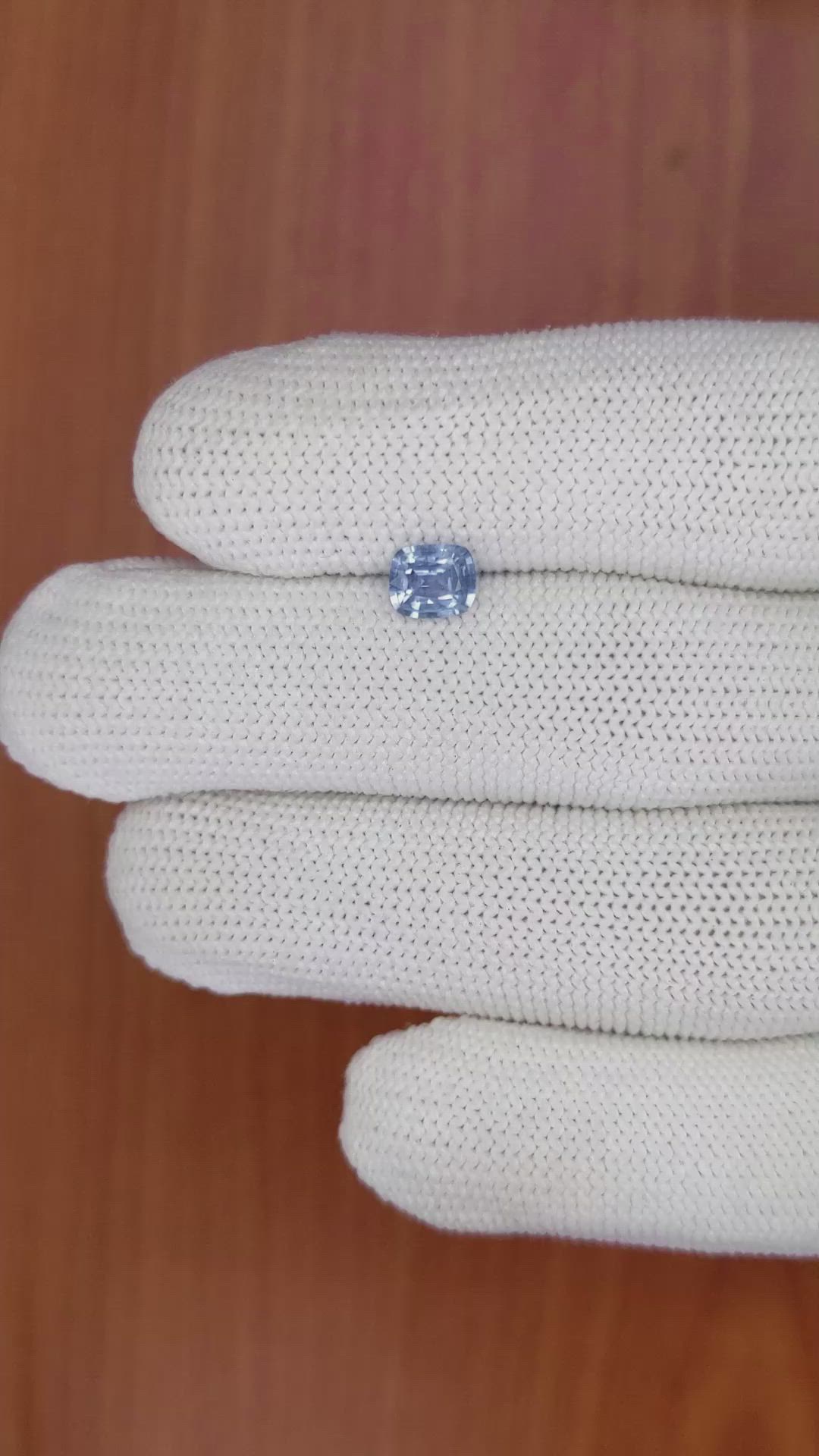 0.84 Ct. Blue Sapphire from Ceylon (Sri Lanka) Size Video