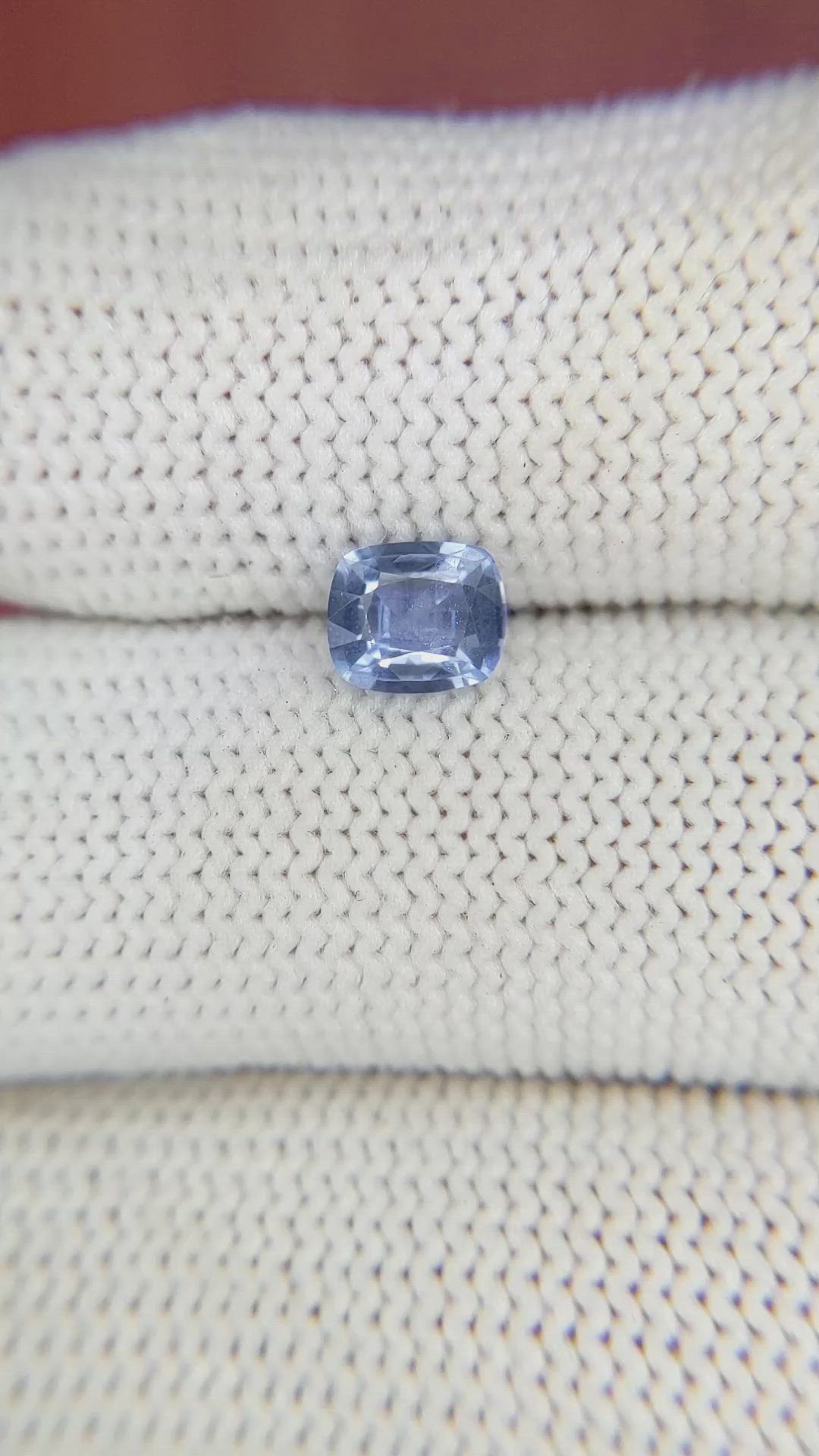 0.84 Ct. Blue Sapphire from Ceylon (Sri Lanka) Size Video