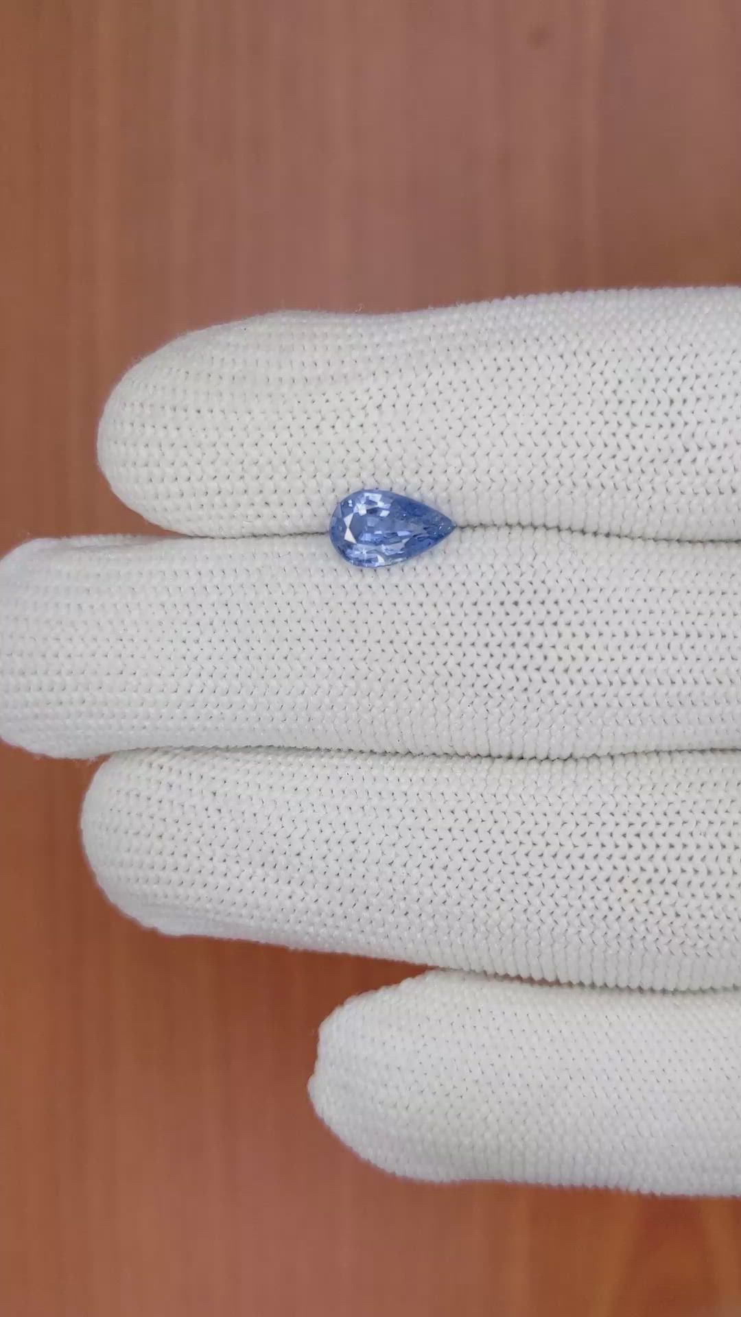 1.47 Ct. Blue Sapphire from Ceylon (Sri Lanka) Size Video