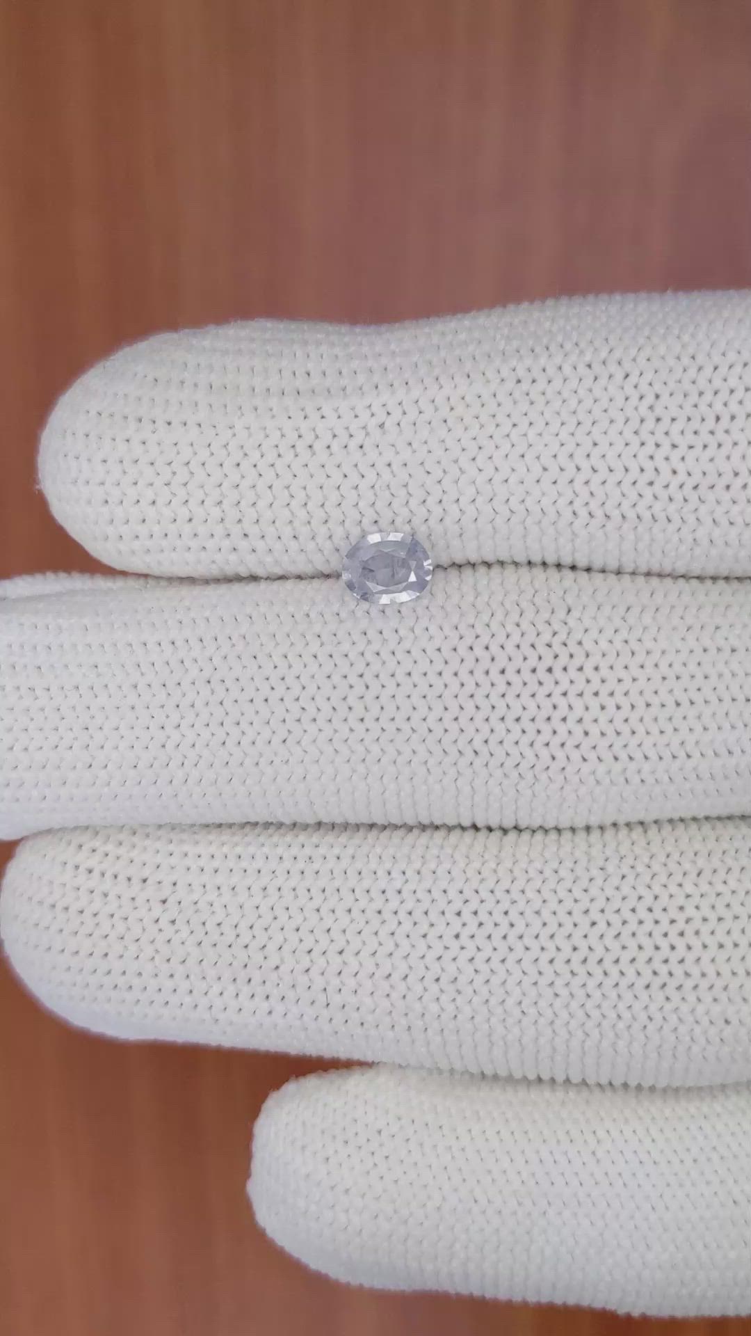 0.50 Ct. Blue Sapphire from Ceylon (Sri Lanka) Size Video