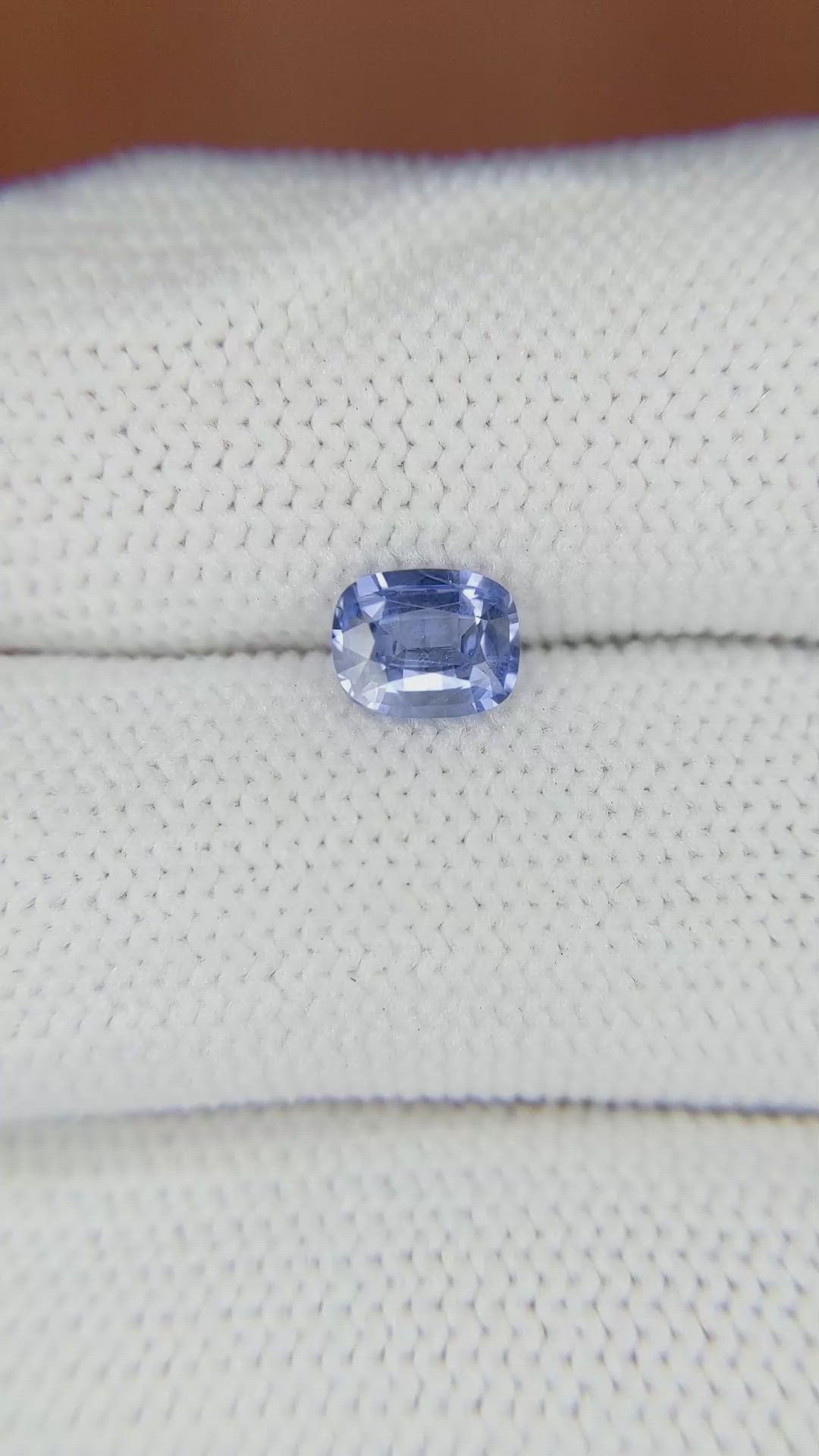 0.84 Ct. Blue Sapphire from Ceylon (Sri Lanka) Size Video
