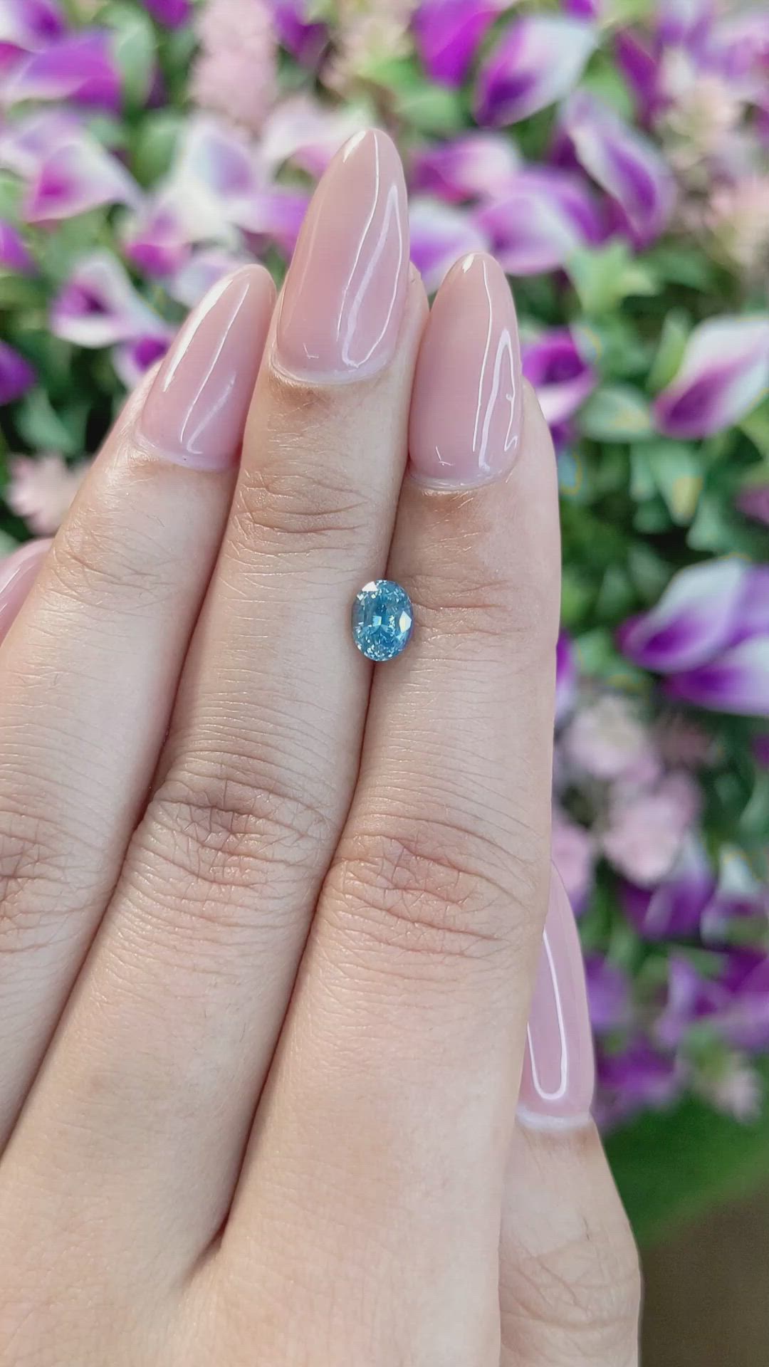 1.16 Ct. Bi Color Sapphire from Ceylon (Sri Lanka) Size Video