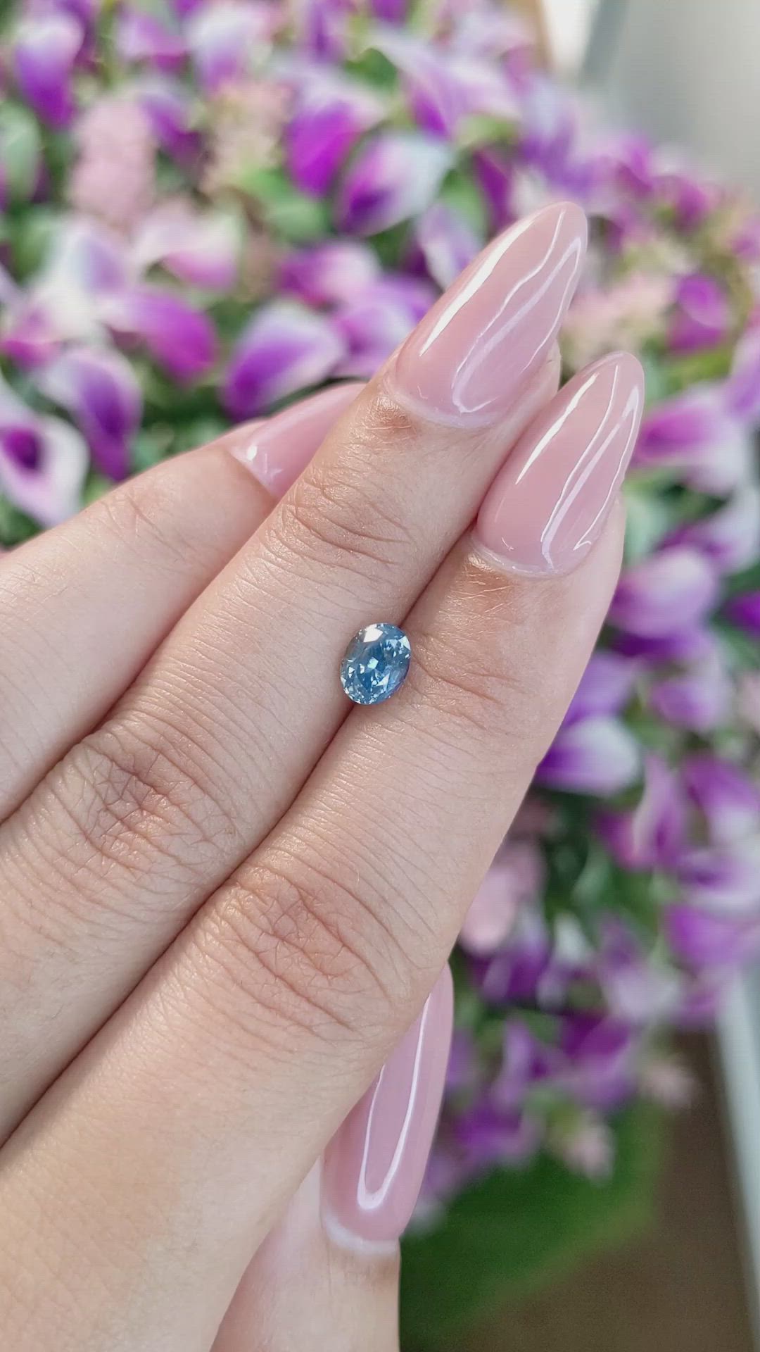 1.16 Ct. Bi Color Sapphire from Ceylon (Sri Lanka) Size Video