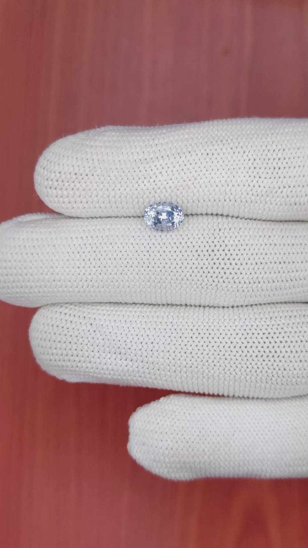1.19 Ct. Blue Sapphire from Ceylon (Sri Lanka) Size Video