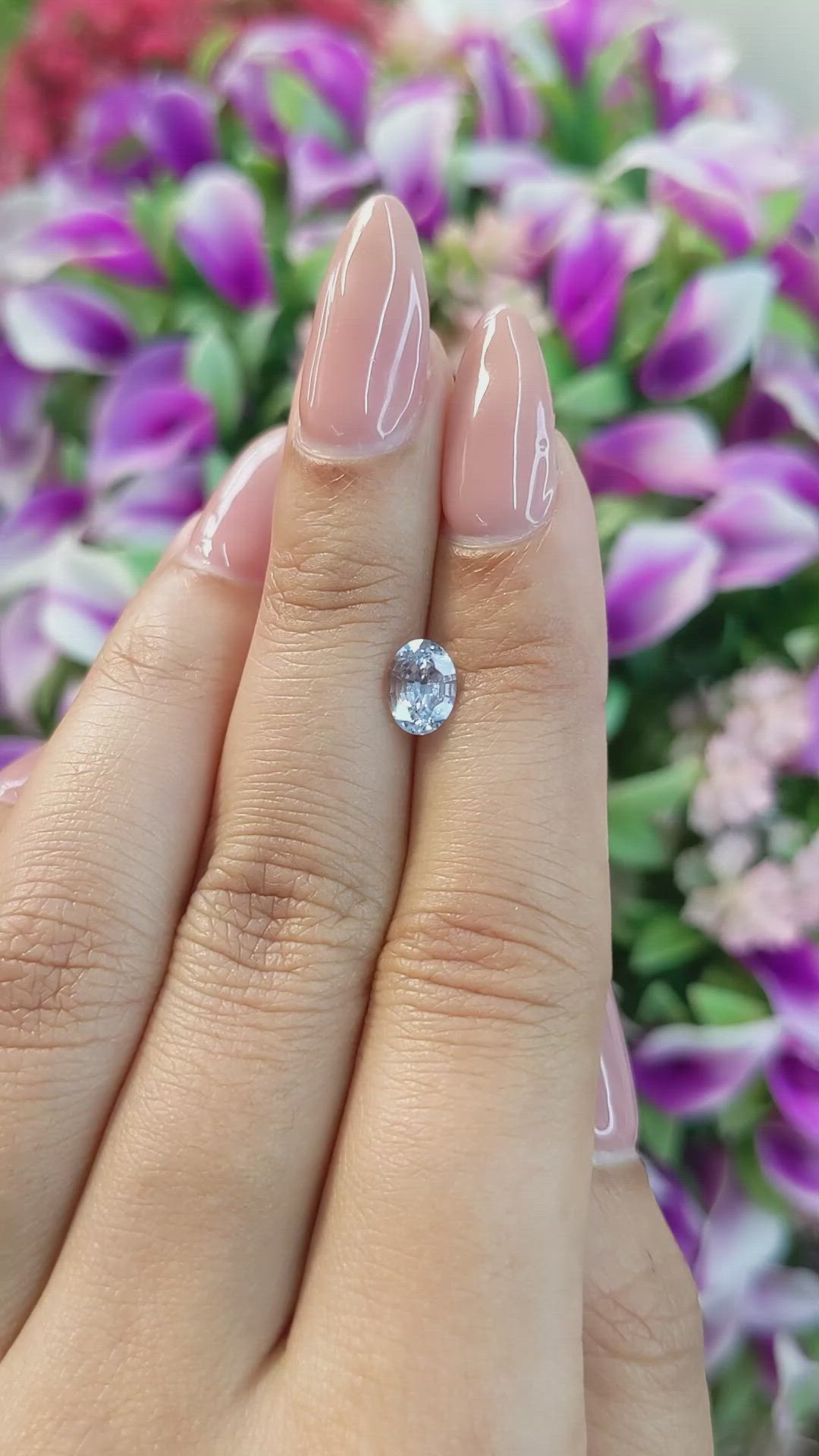 1.19 Ct. Blue Sapphire from Ceylon (Sri Lanka) Size Video
