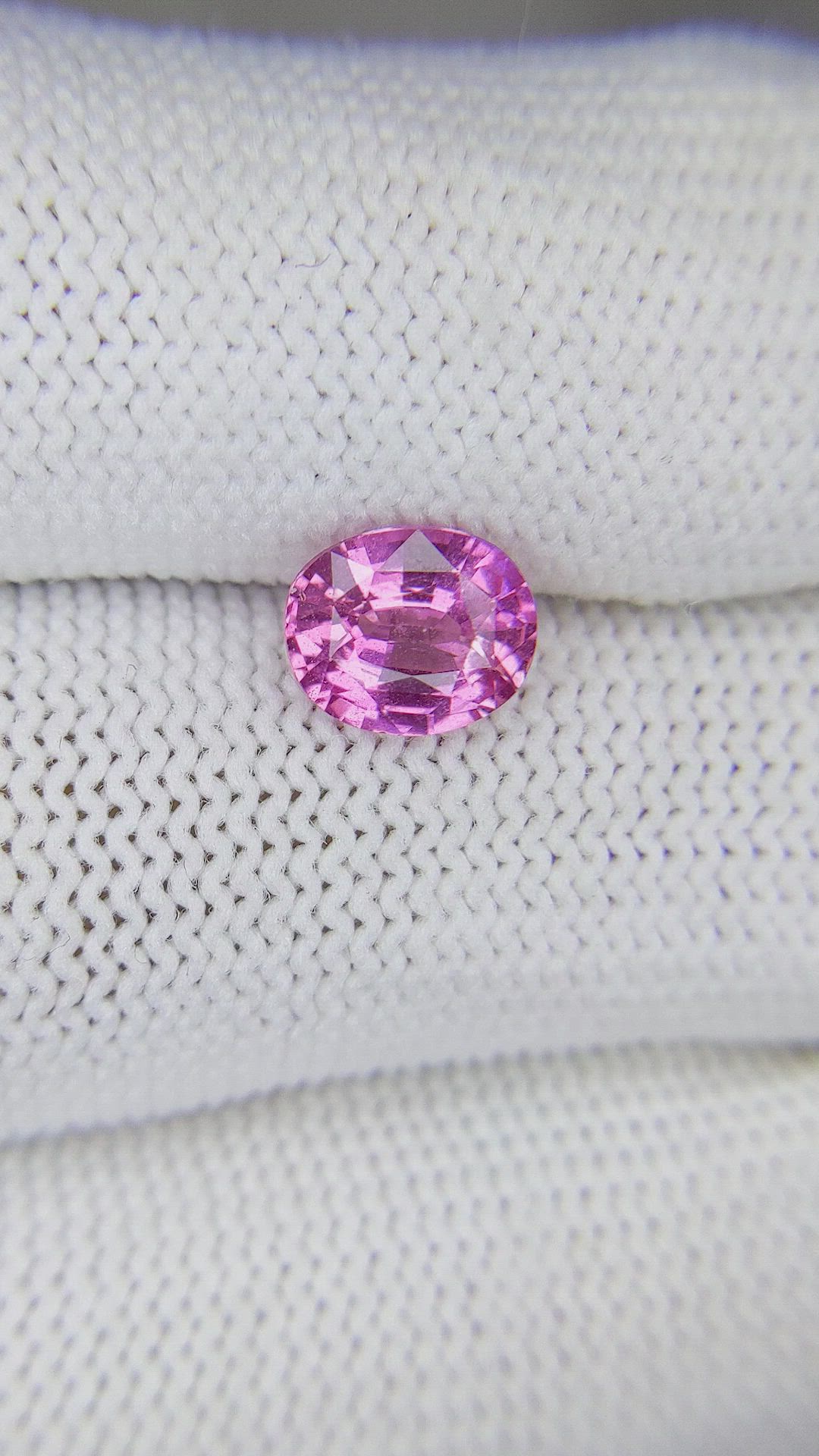 1.53 Ct. Pink Sapphire from Ceylon (Sri Lanka) Size Video