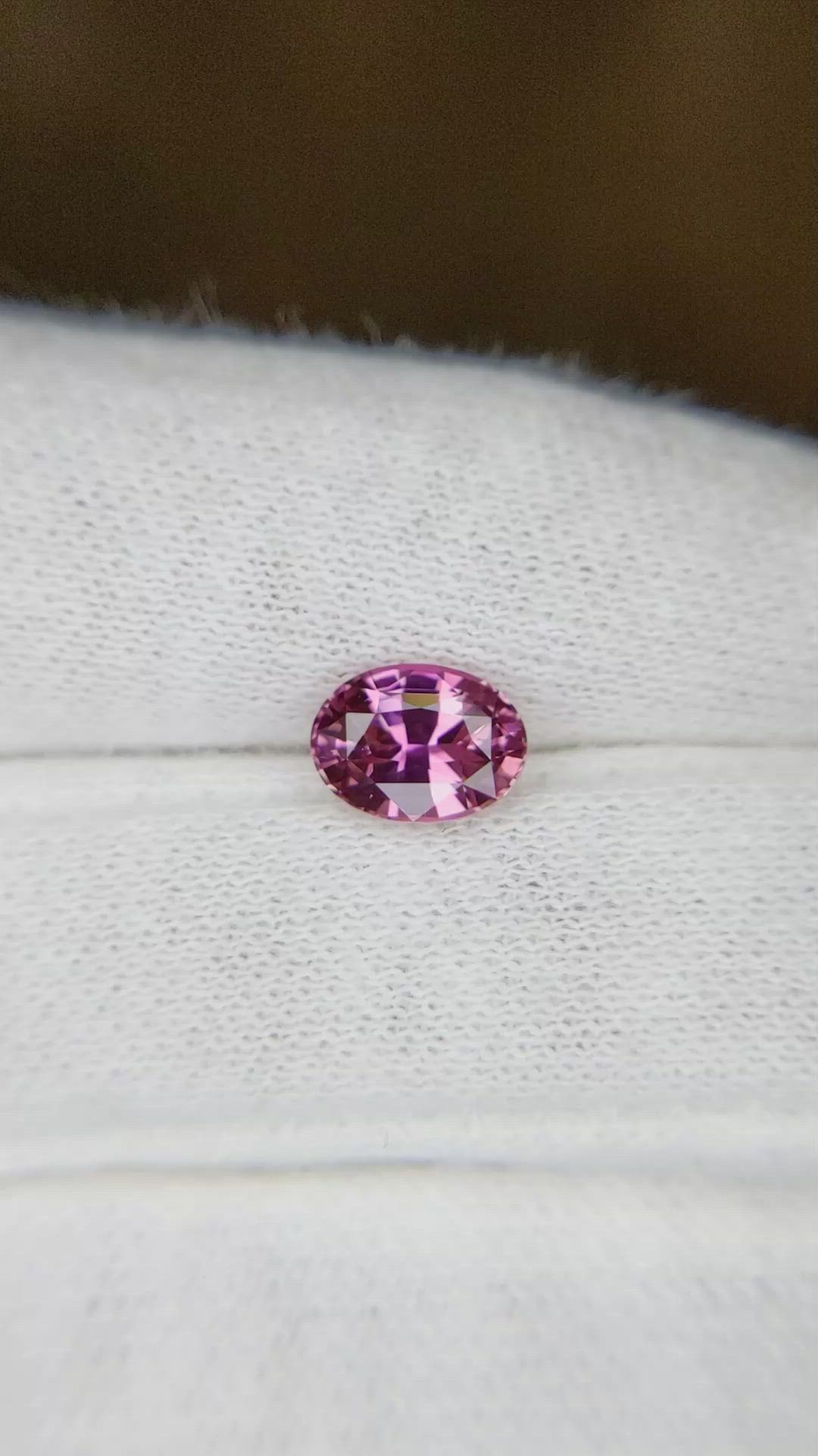 1.67 Ct. Pink Sapphire from Ceylon (Sri Lanka) Size Video