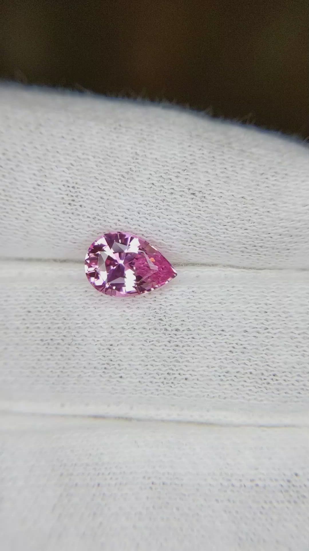 1.63 Ct. Pink Sapphire from Ceylon (Sri Lanka) Size Video
