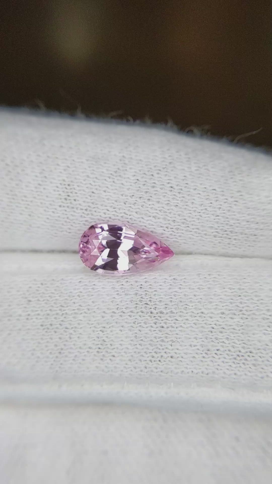 1.97 Ct. Pink Sapphire from Ceylon (Sri Lanka) Size Video