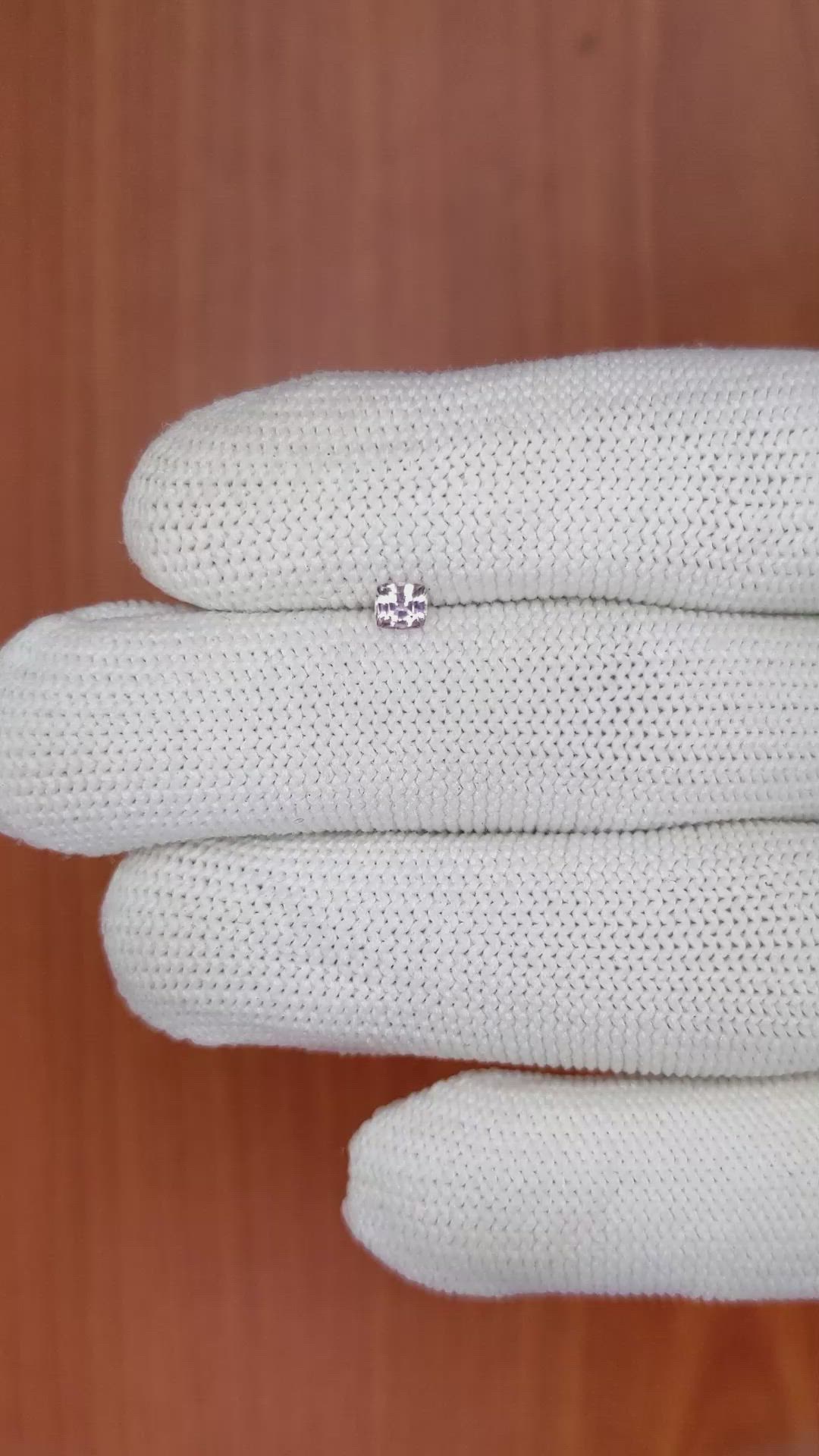 0.22 Ct. Pink Sapphire from Ceylon (Sri Lanka) Size Video