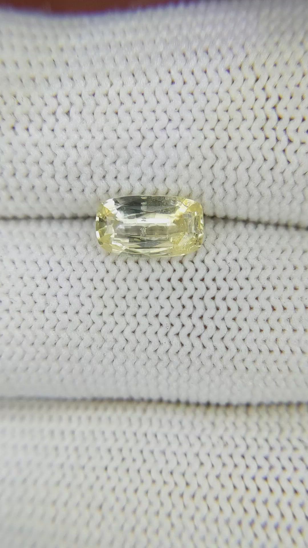 1.46 Ct. Yellow Sapphire from Ceylon (Sri Lanka) Size Video