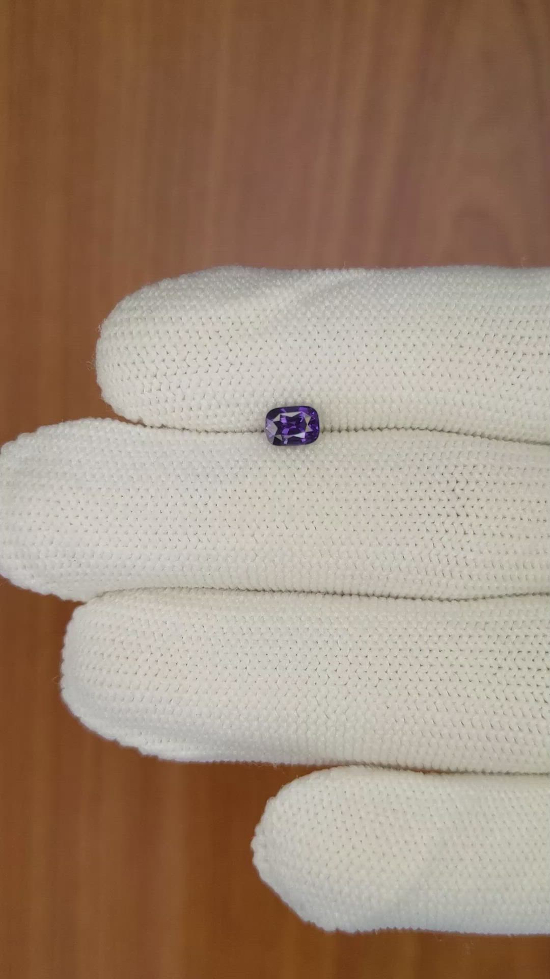 0.61 Ct. Color Change Sapphire from Ceylon (Sri Lanka) Size Video