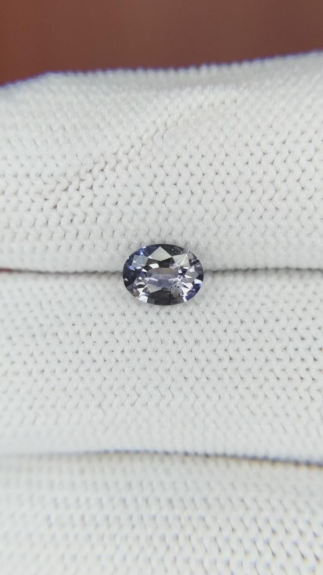 0.76 Ct. Bi Color Sapphire from Ceylon (Sri Lanka) Size Video