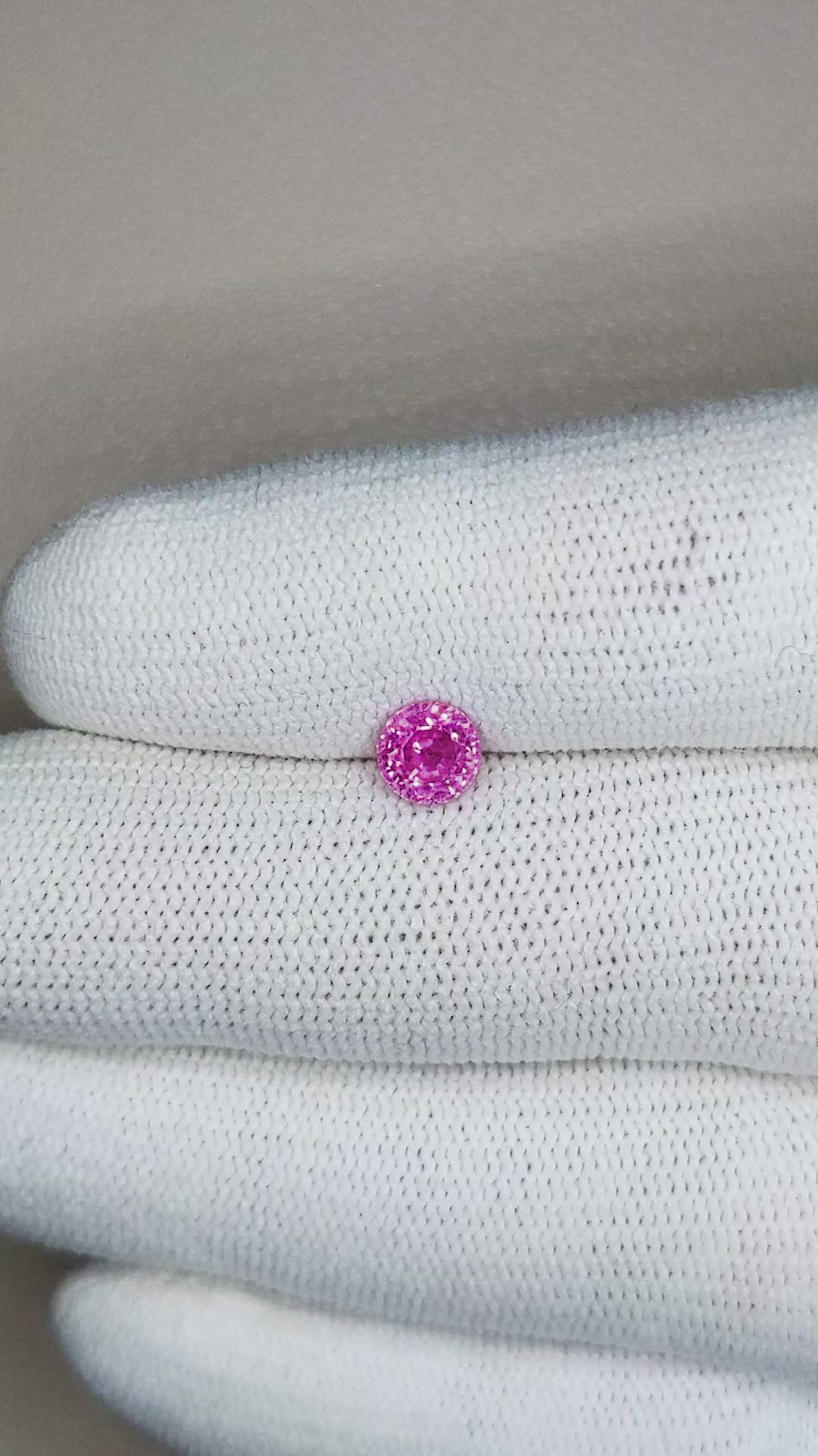 0.87 Ct. Pink Sapphire from Ceylon (Sri Lanka) Size Video