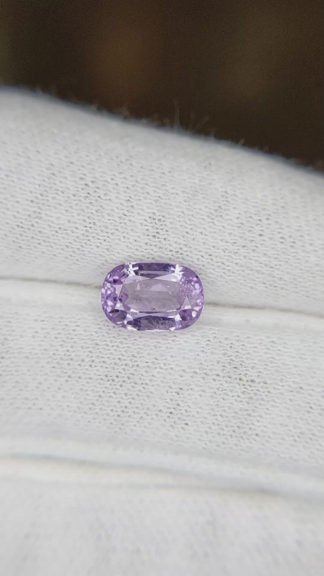 2.57 Ct. Purple Sapphire from Ceylon (Sri Lanka) Size Video