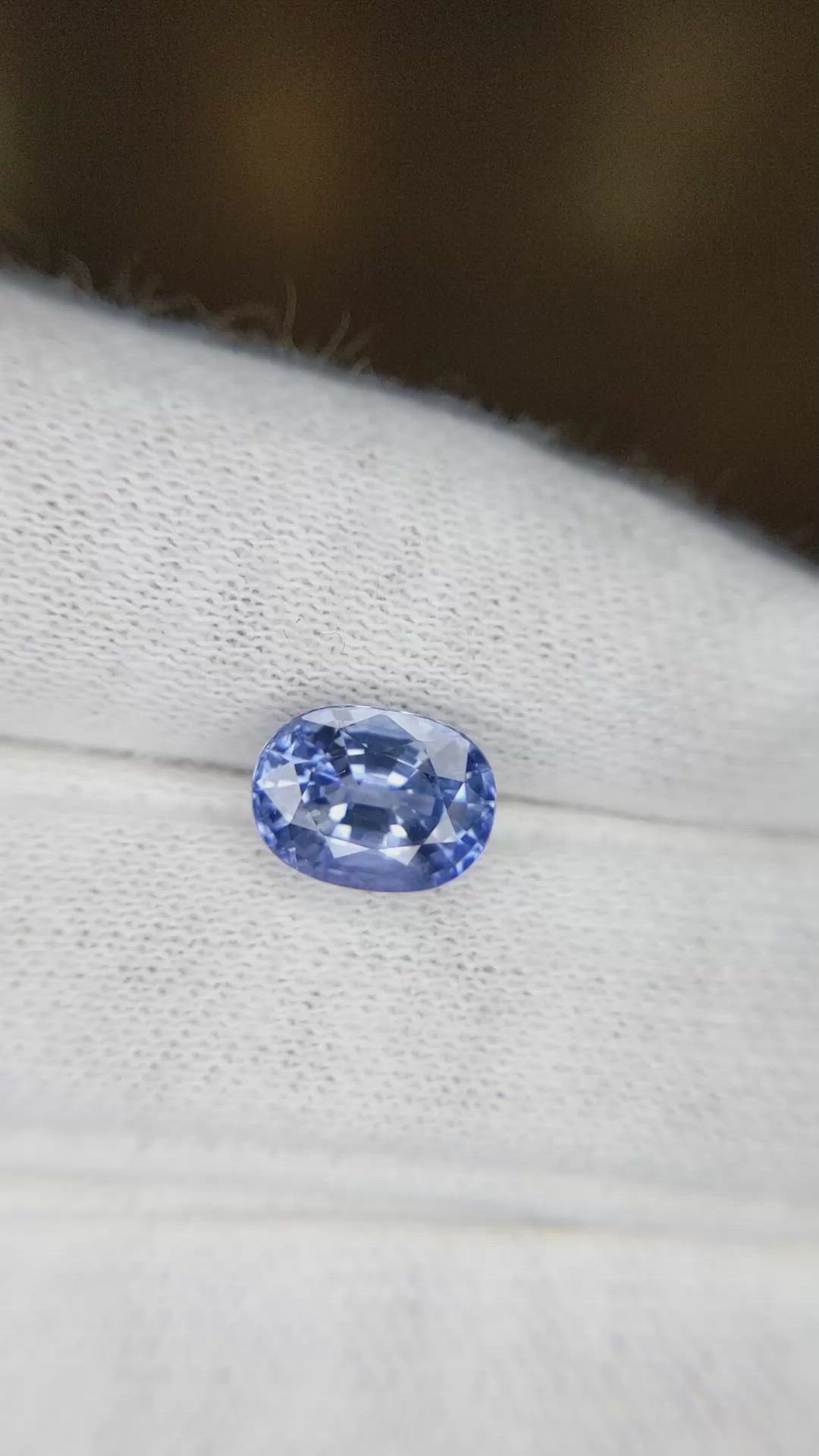 2.61 Ct. Blue Sapphire from Ceylon (Sri Lanka) Size Video