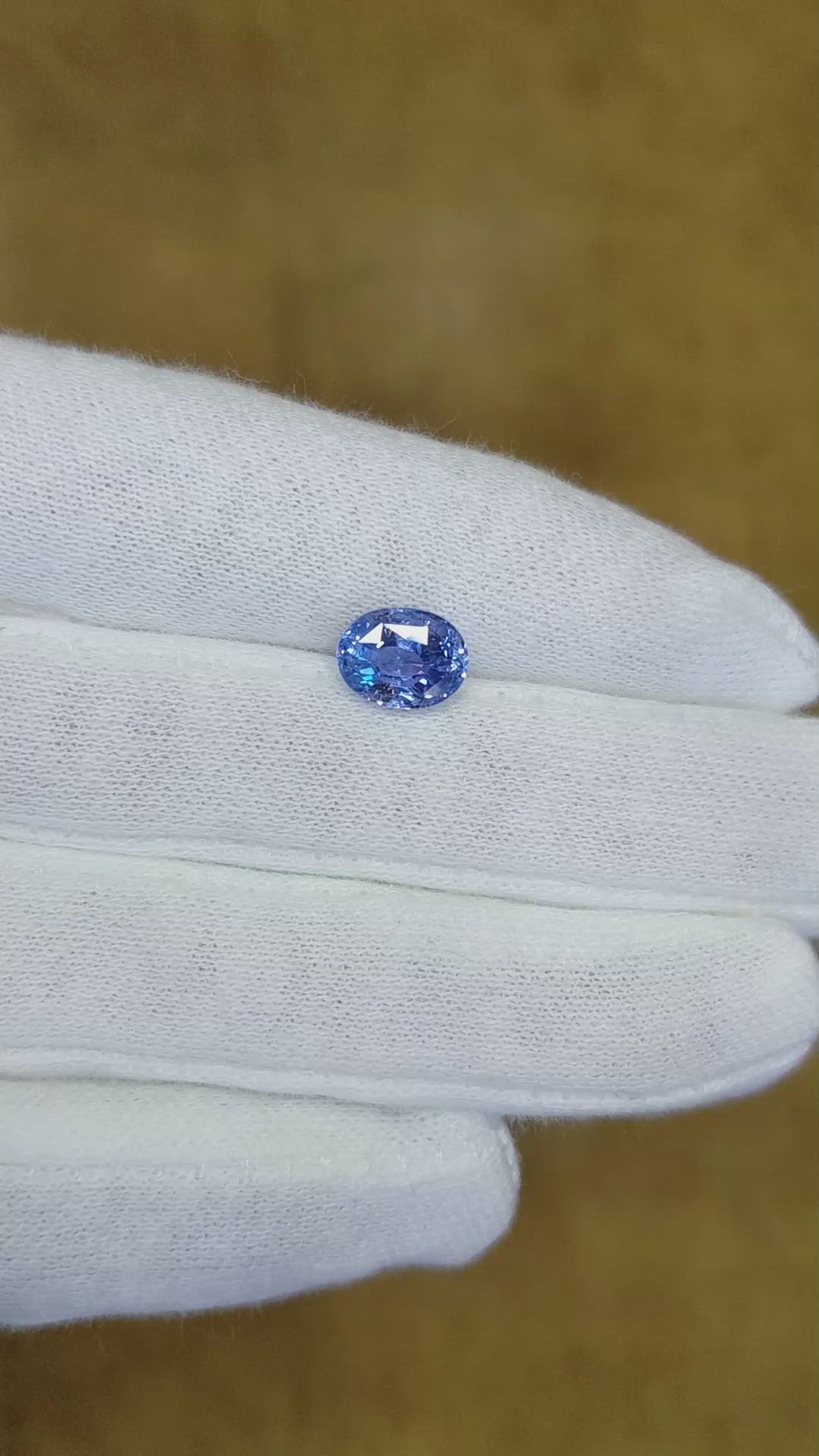 2.57 Ct. Blue Sapphire from Ceylon (Sri Lanka) Size Video
