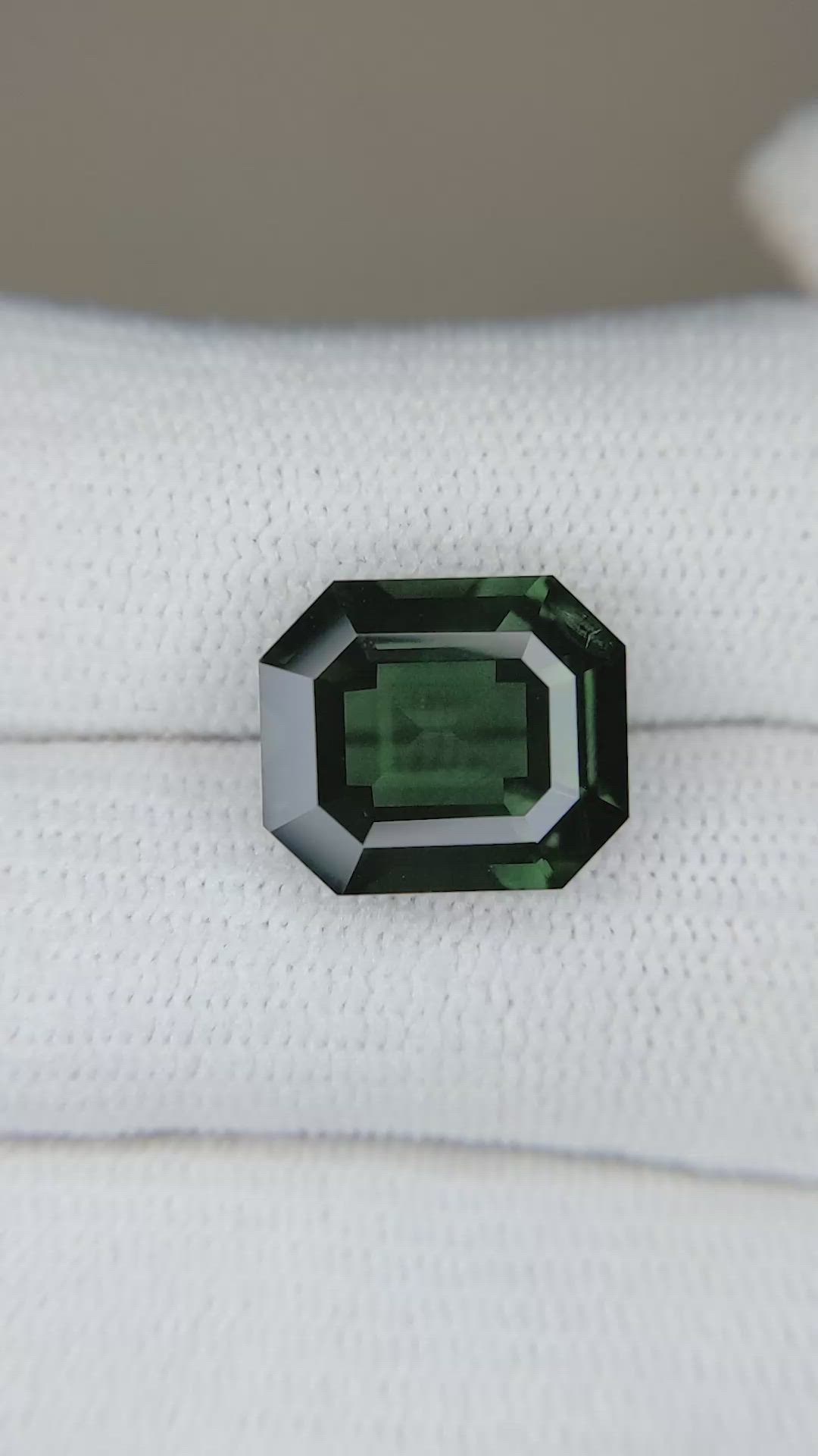 7.12 Ct. Green Sapphire from Madagascar Size Video