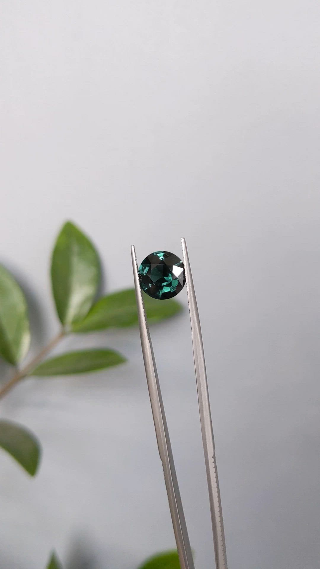 4.51 Ct. Bluish Green Sapphire from Madagascar Size Video