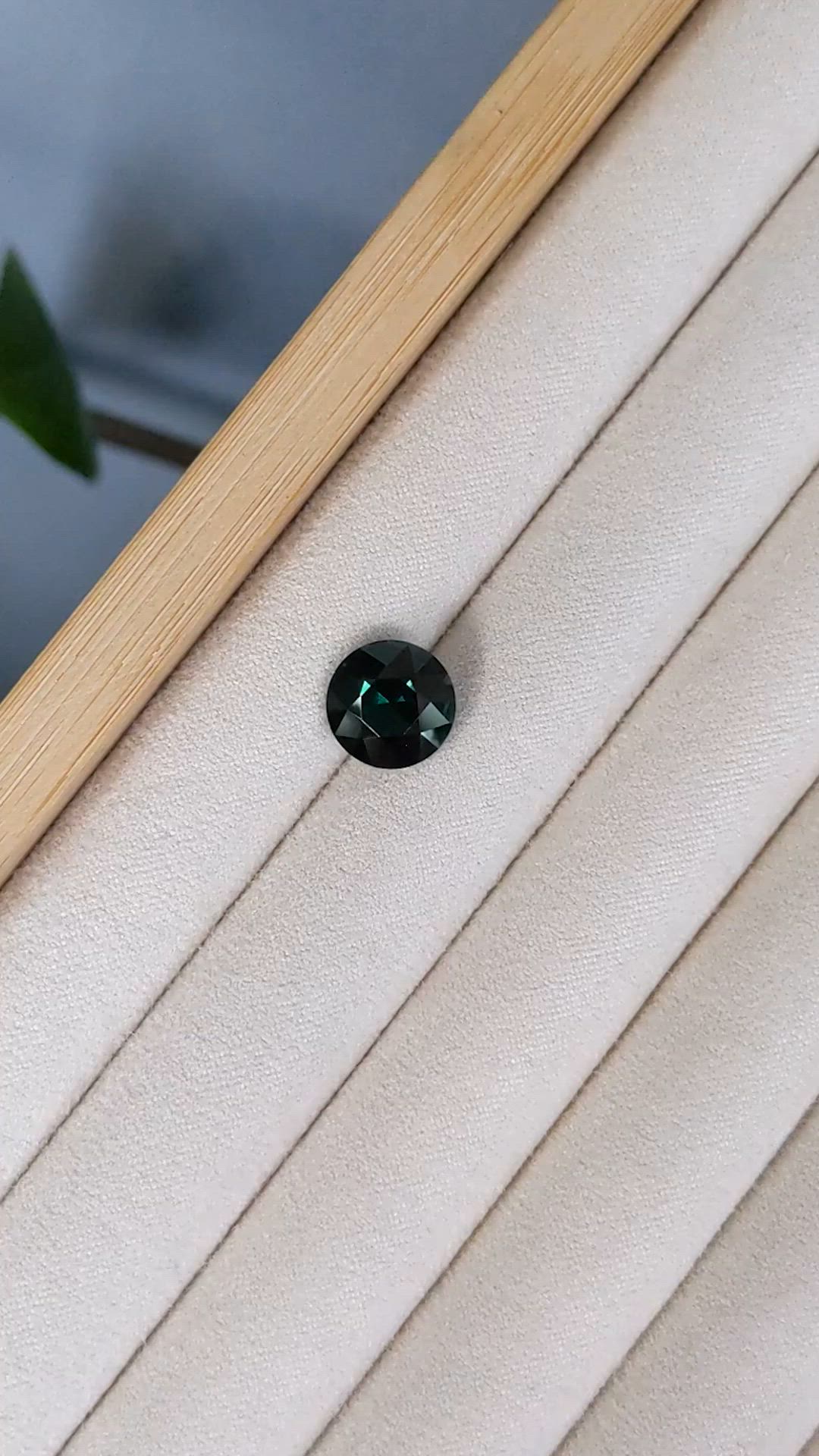 4.51 Ct. Bluish Green Sapphire from Madagascar Size Video