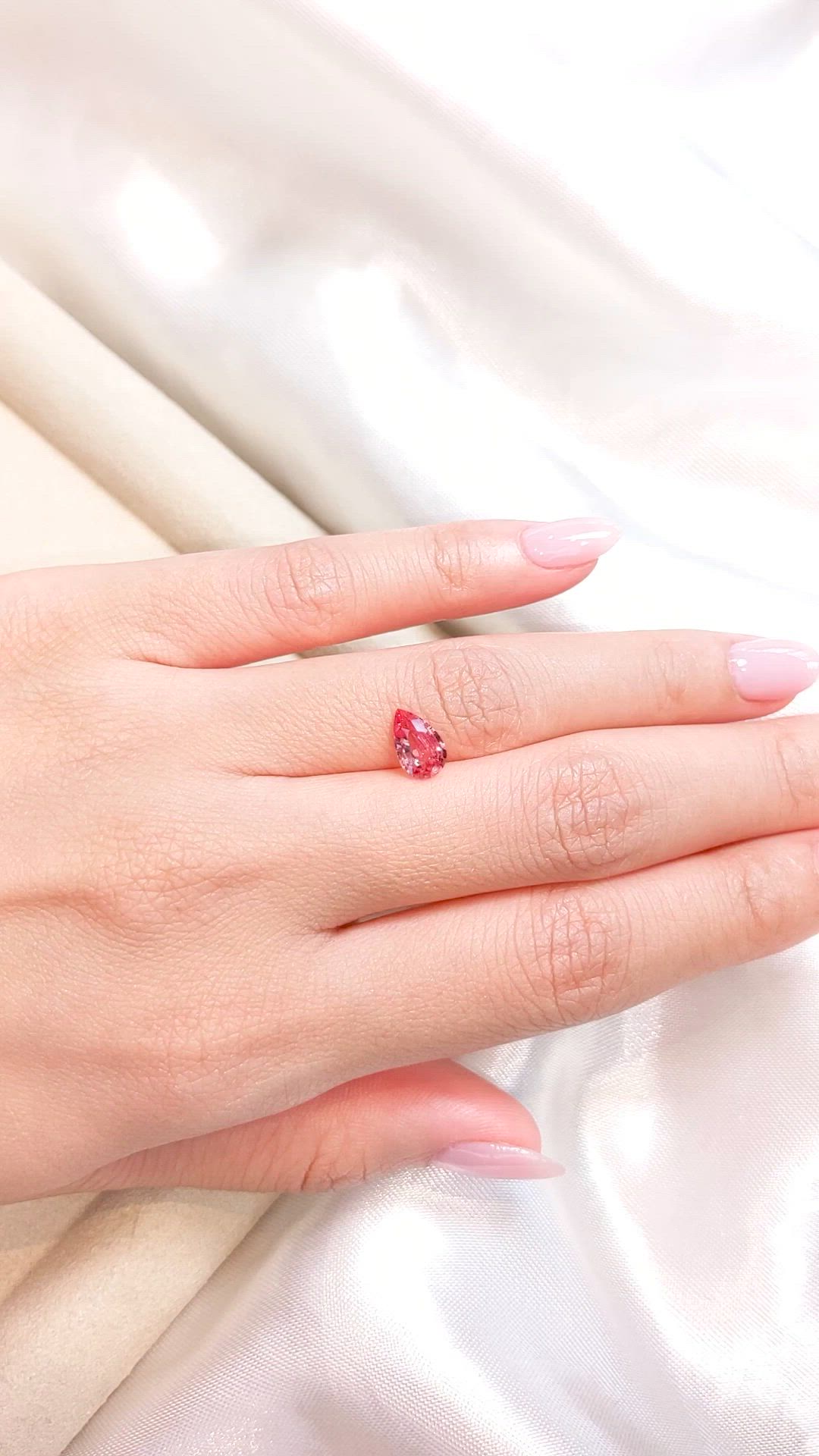 1.15 Ct. Padparadscha Sapphire from Madagascar Size Video