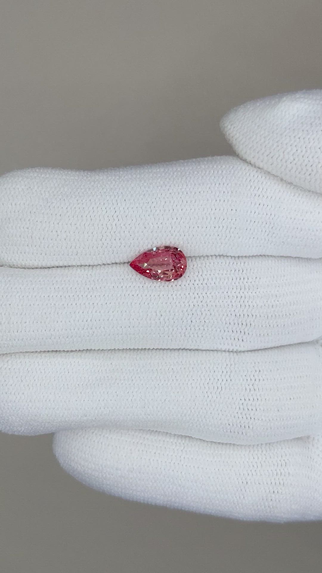 1.15 Ct. Padparadscha Sapphire from Madagascar Size Video