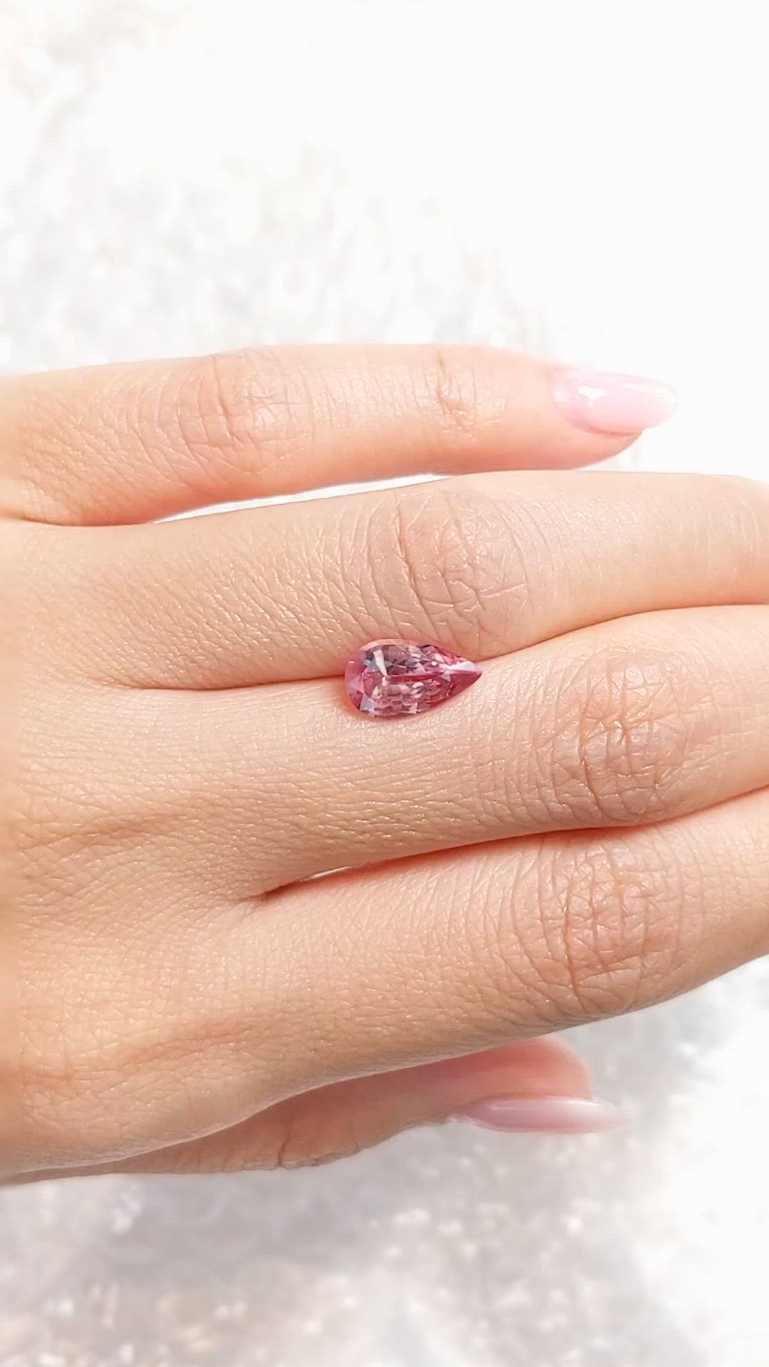 2.02 Ct. Padparadscha Sapphire from Madagascar Size Video