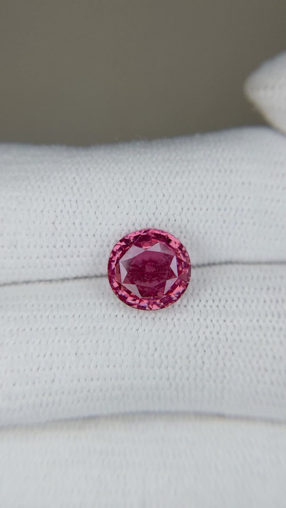 3.11 Ct. Reddish Pink Sapphire from Madagascar Size Video