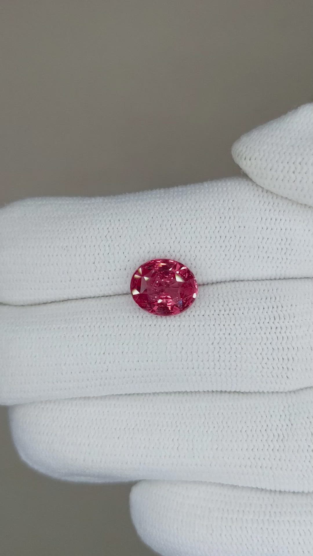 2.52 Ct. Padparadscha Sapphire from Madagascar Size Video
