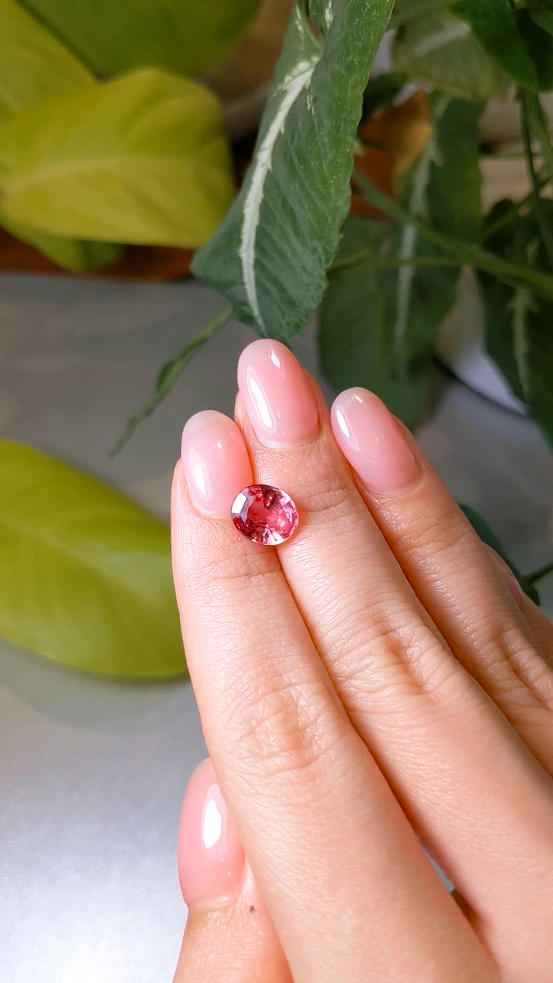 2.52 Ct. Padparadscha Sapphire from Madagascar Size Video