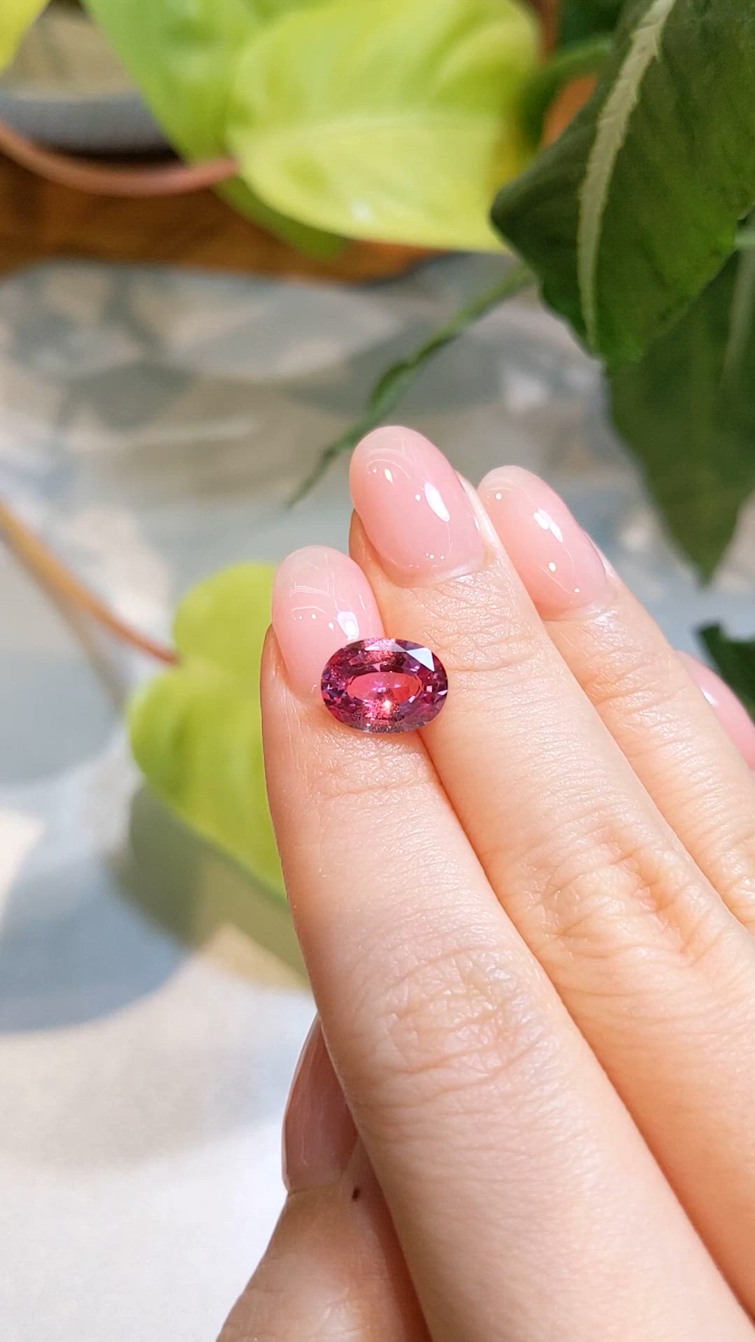 3.05 Ct. Padparadscha Sapphire from Madagascar Size Video