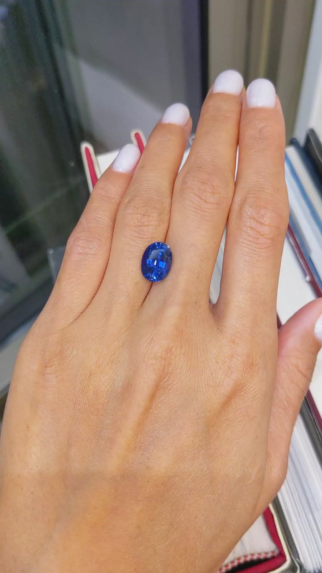 4.61 Ct. Color Change Sapphire from Ceylon (Sri Lanka) Size Video